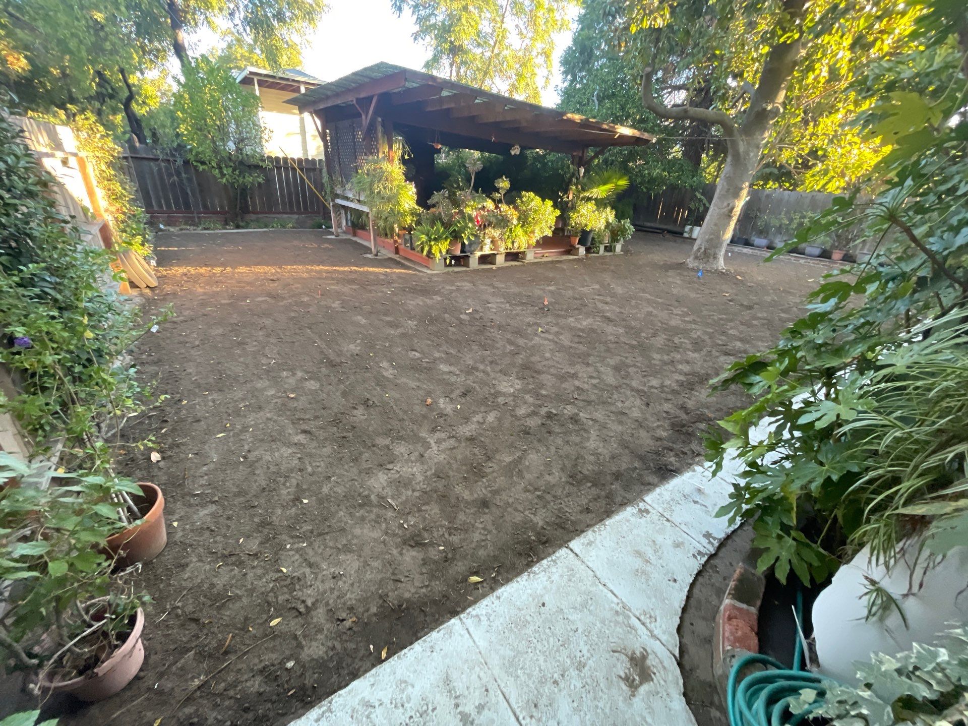 Project in Stockton by A - G Sod Farms