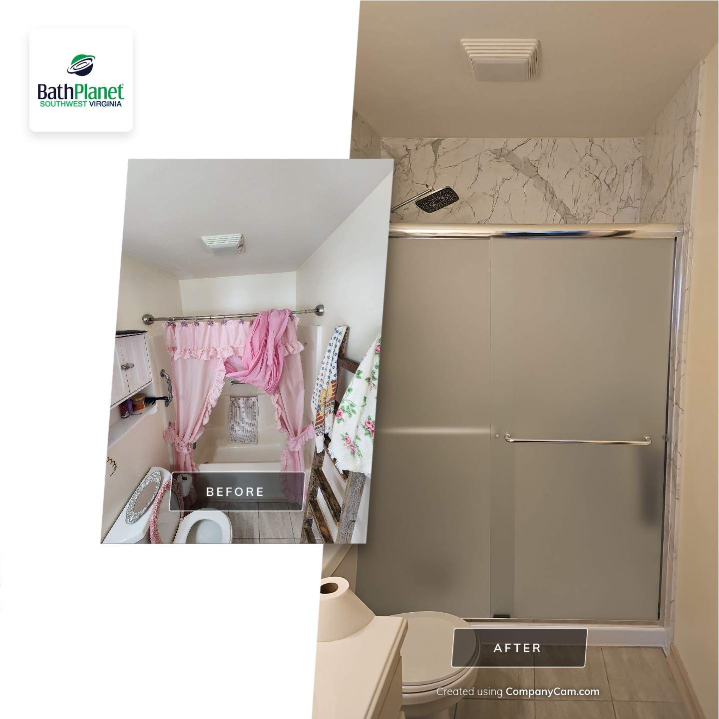 Tub to Shower by BathPlanet SW Virginia