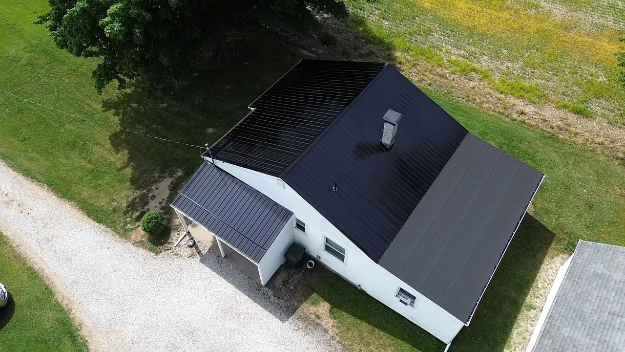 Alpha Rib, Color, Black by Eagle Eye Roofing