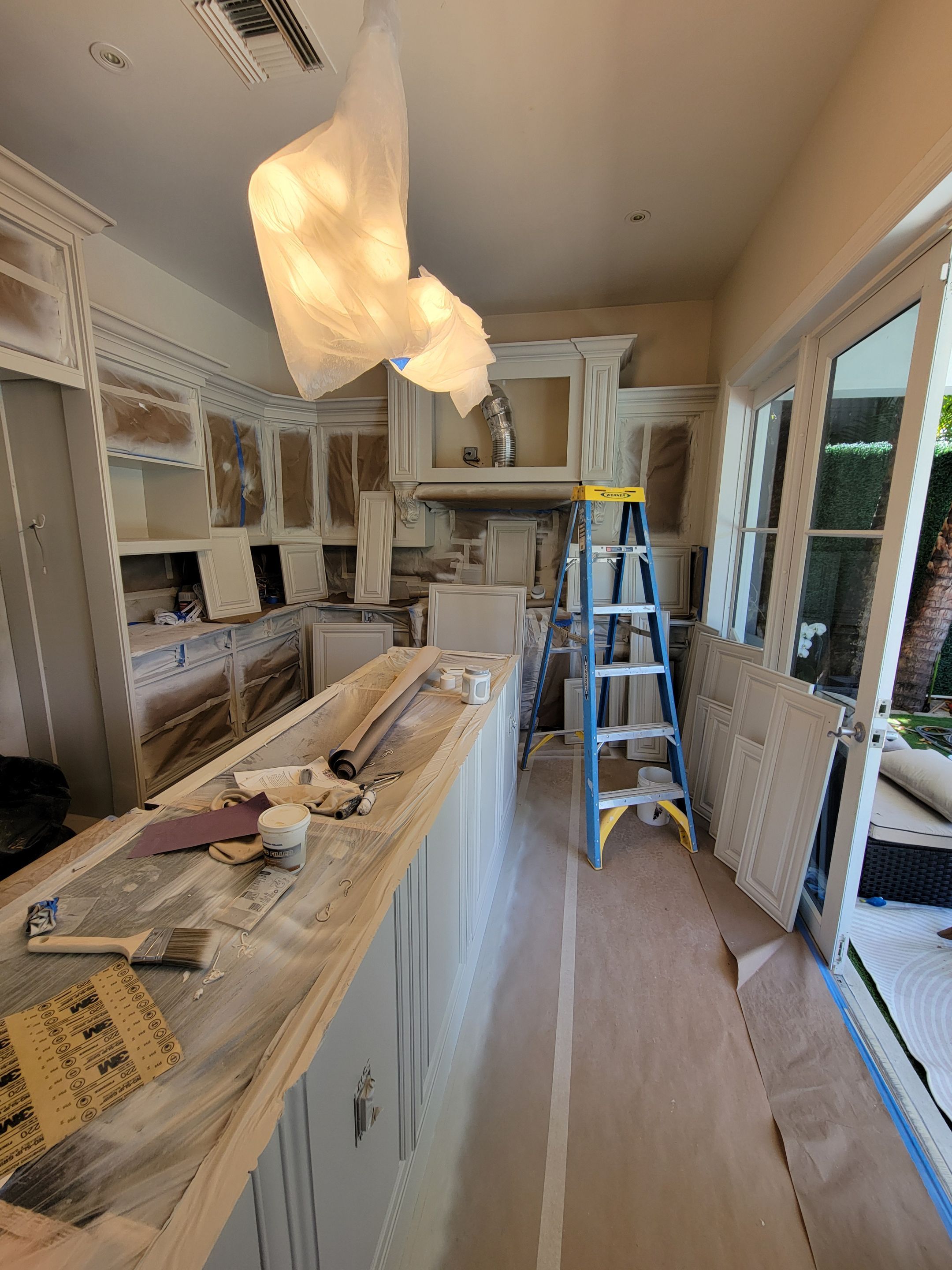 Kitchen Cabinet Painting Fort Lauderdale by John “The Greek” Painting