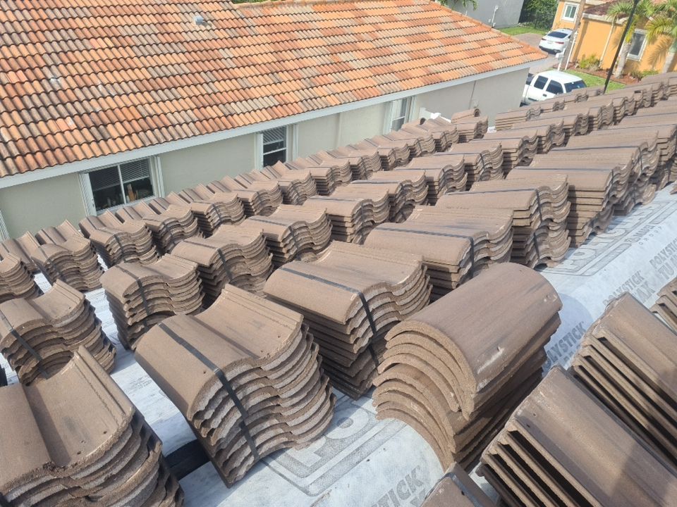 Residential Roofing Installation using Eagle Roofing Tile by BLUES BROTHERS ROOFING