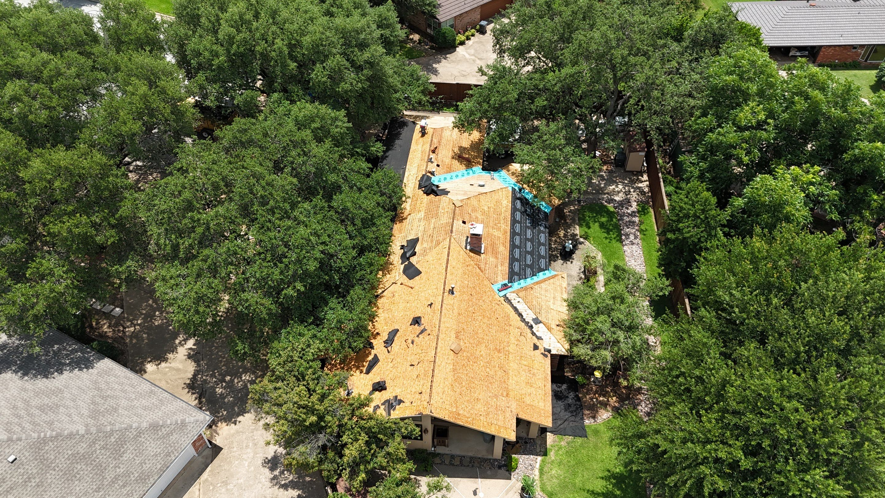Decra Shake XD Install and Full General Contracting project in one of Arlington's beautiful communities by First United Roofing & Construction