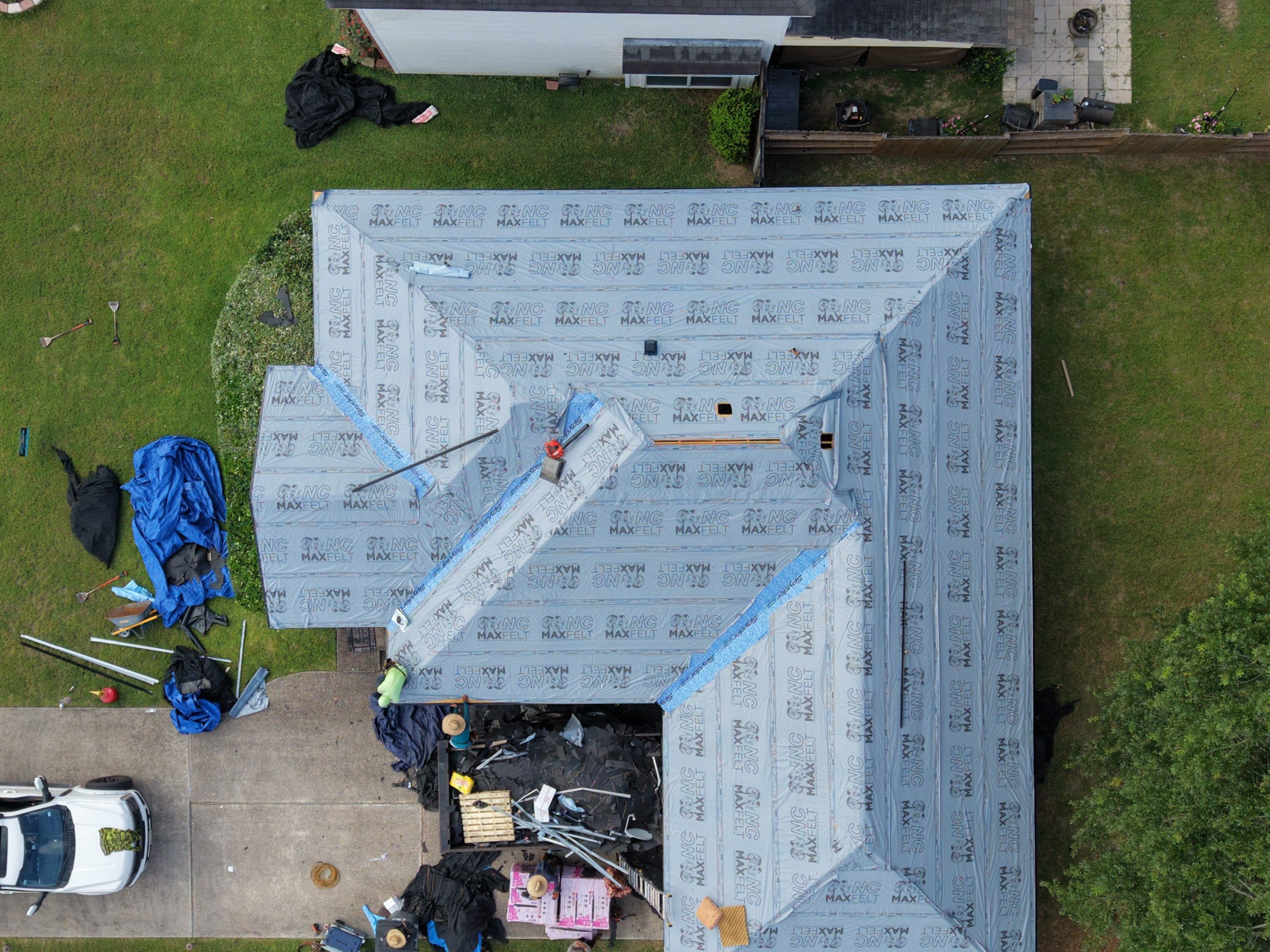 Owens Corning Duration Shingle Roof Replacement in Willis, Texas by Abbott Roofing Company