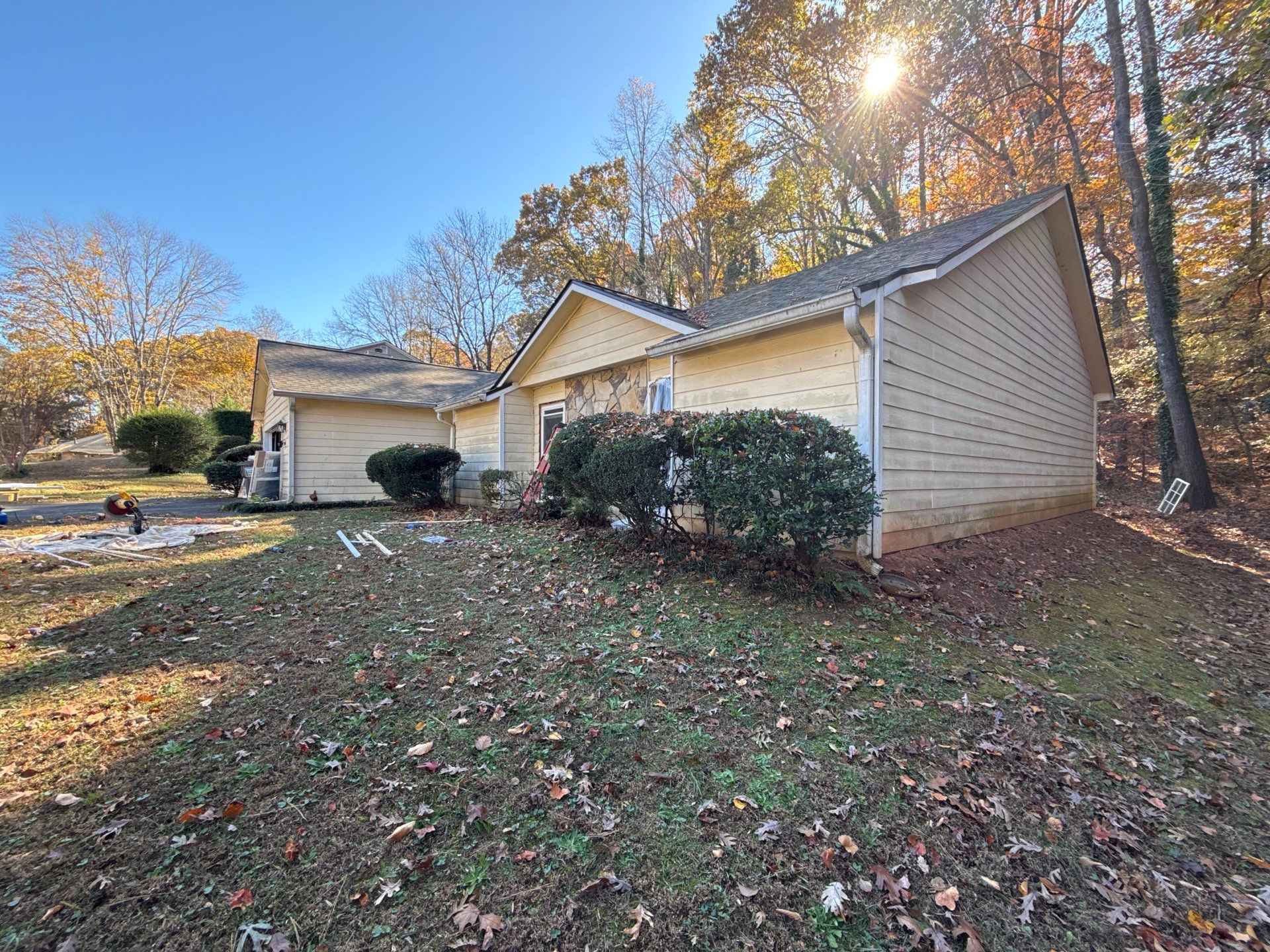 Norcross Exterior Remodel With New Lap Siding and Window Installation by Swift Home Renovations