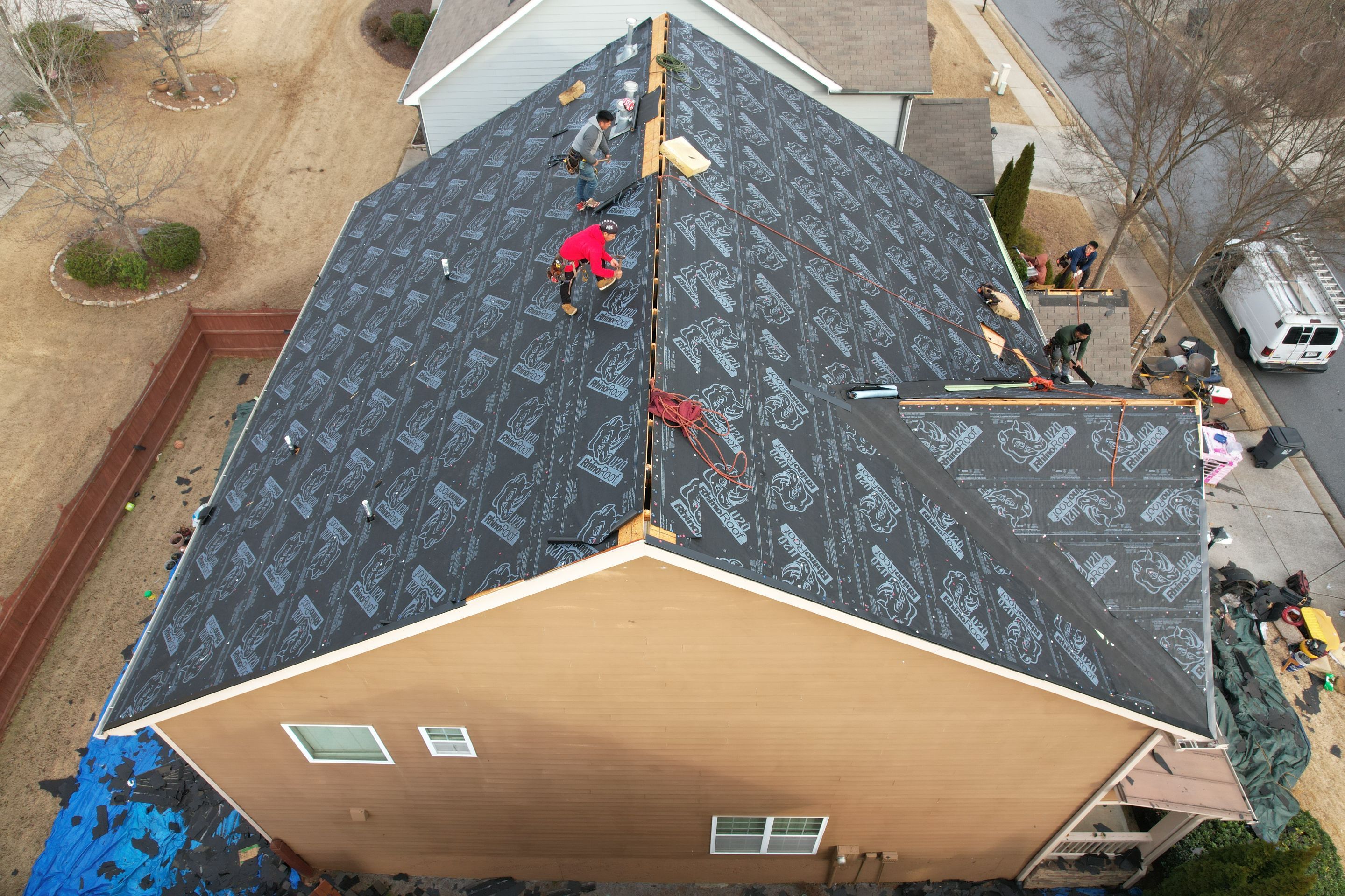 Residential Roofing Installation using Owens Corning by Inspector Roofing and Restoration