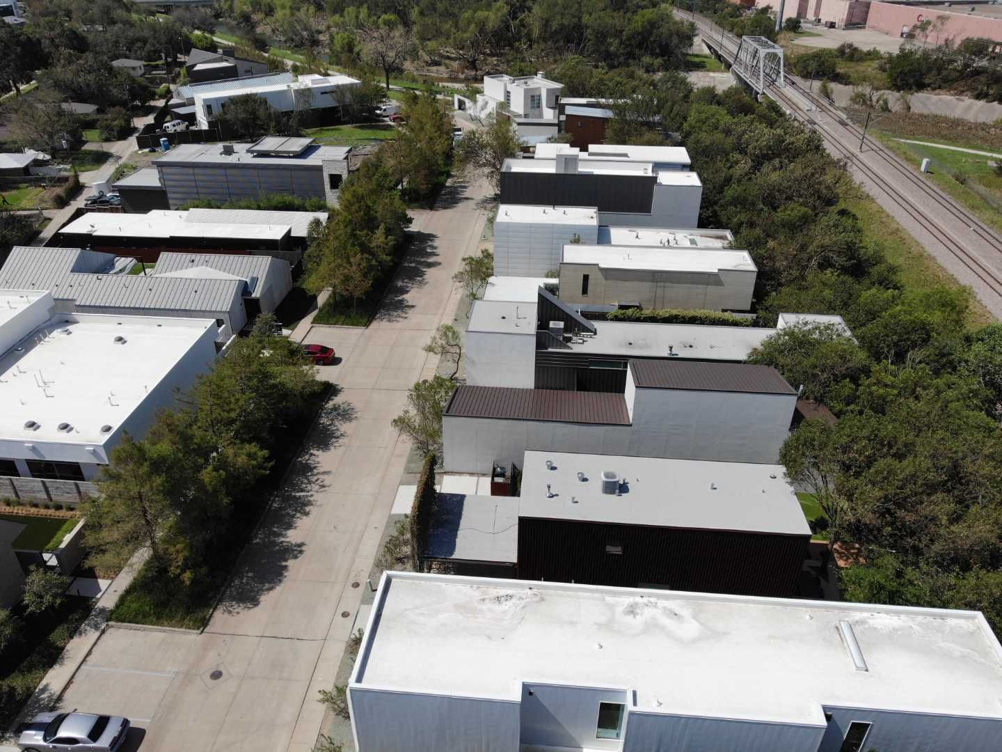 Metal Roofing project using MBCI Flexloc Panels - 22 gauge - silver metallic-in-color by Becker Roofing and Exteriors