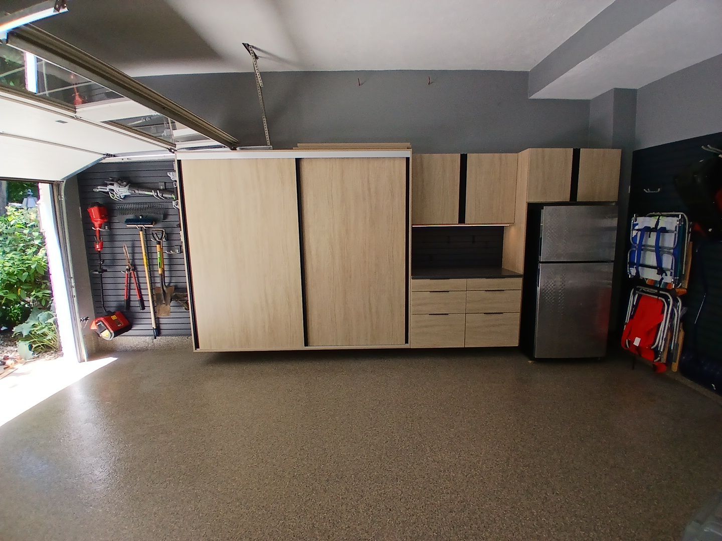 Garage Floor & Organization in South Bend! by Innovative Spaces / Innovative Concrete Coatings