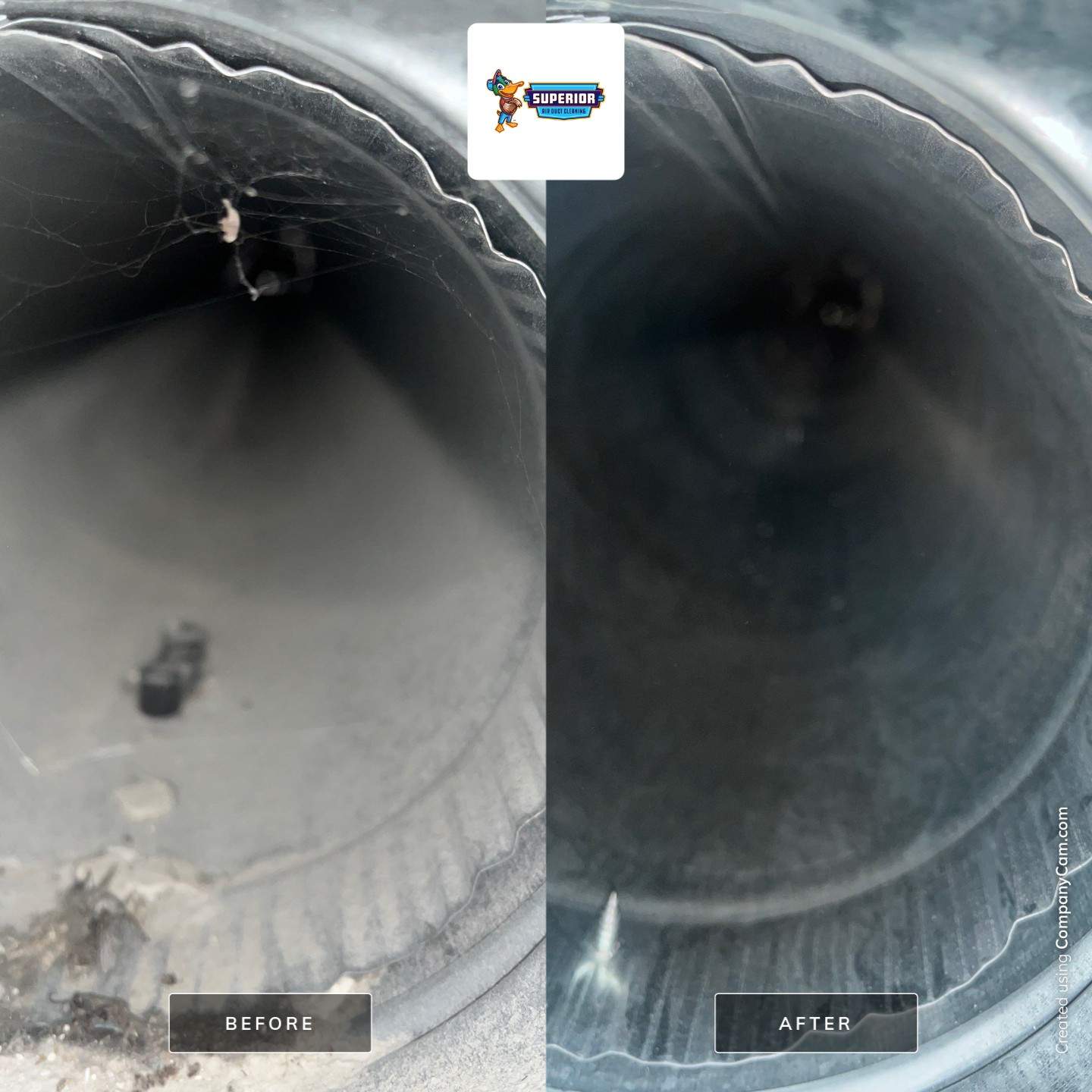 Air Duct Cleaning With a Vacuum Truck in Canfield, OH by Superior Air Duct Cleaning