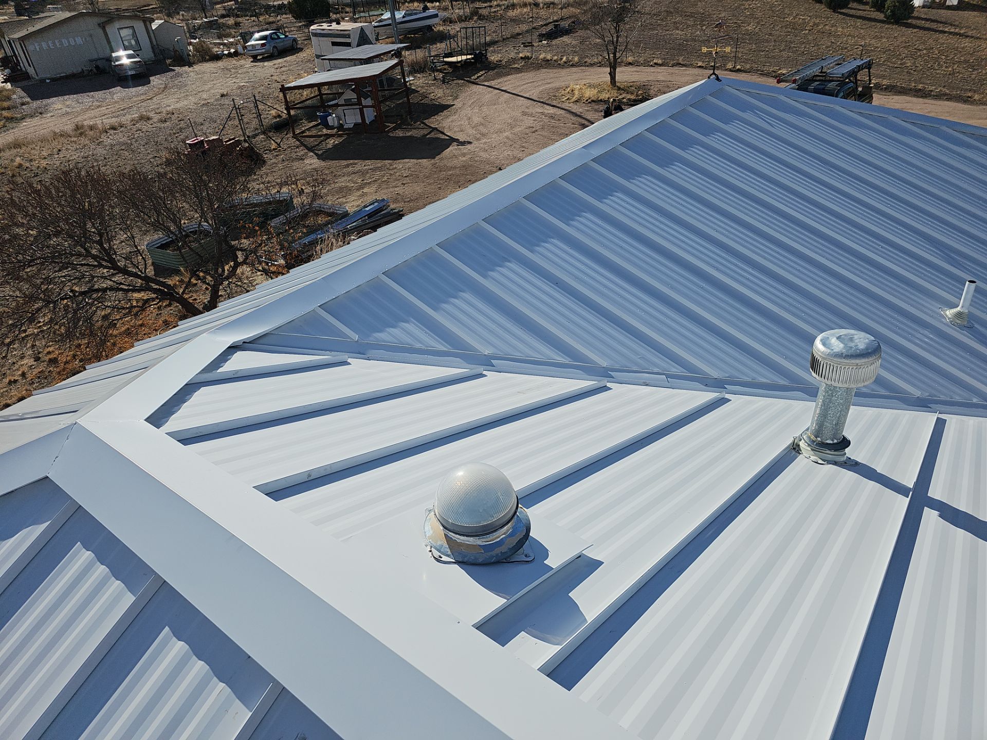 Arctic White Standing Seam by Reimagine Roofing