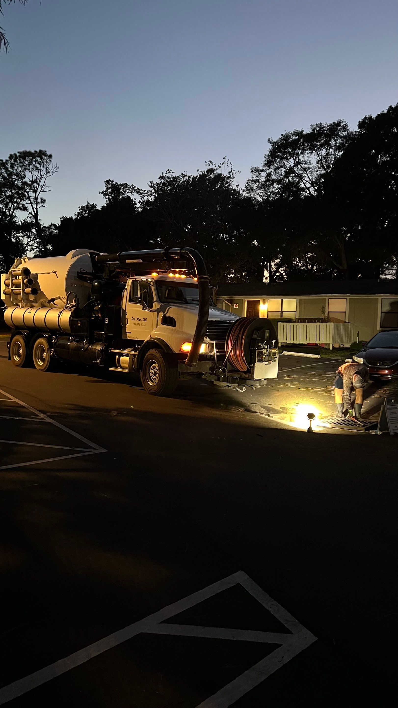 Apartment Complex Storm Water System Cleaning and Maintenance by APS Power & Water