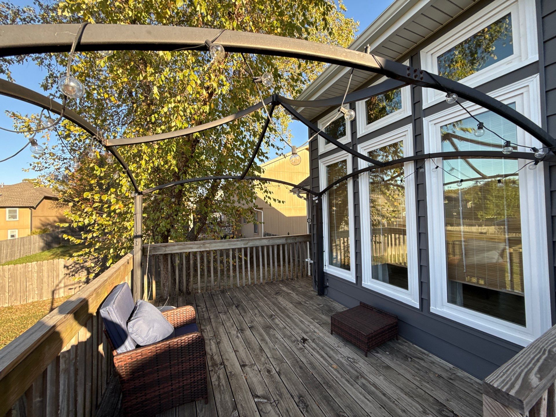 Split Entry in Smokey Ash Craneboard D7 by EEC  Windows, Siding & Roofing 