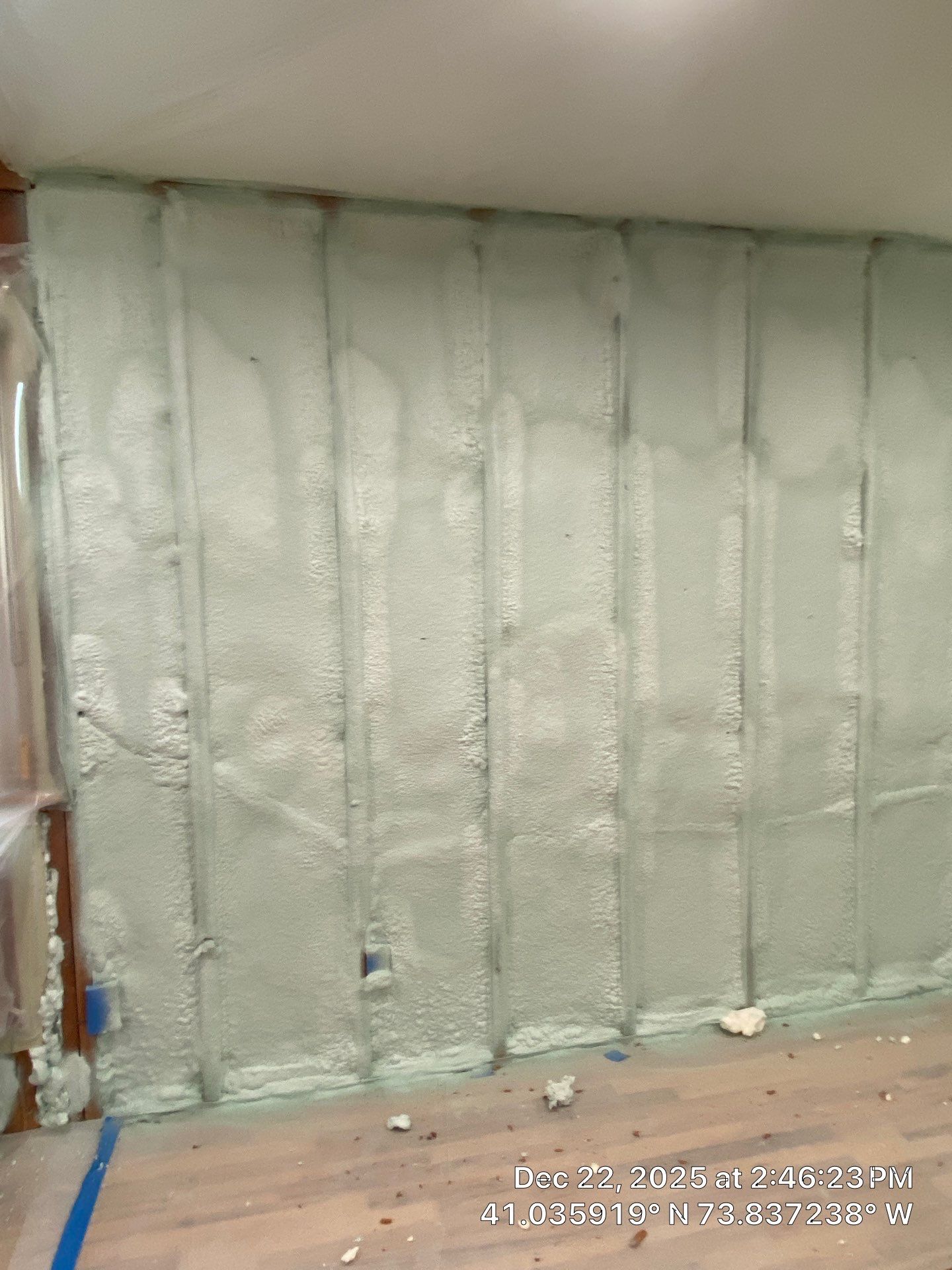 Exterior Walls Using Closed-Cell Spray Foam by NYS Foam & Energy