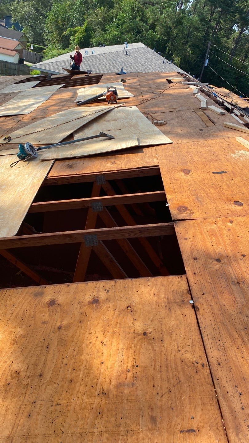 Residential Roofing Installation using Roof Replacement by American Roofing & Construction LLC