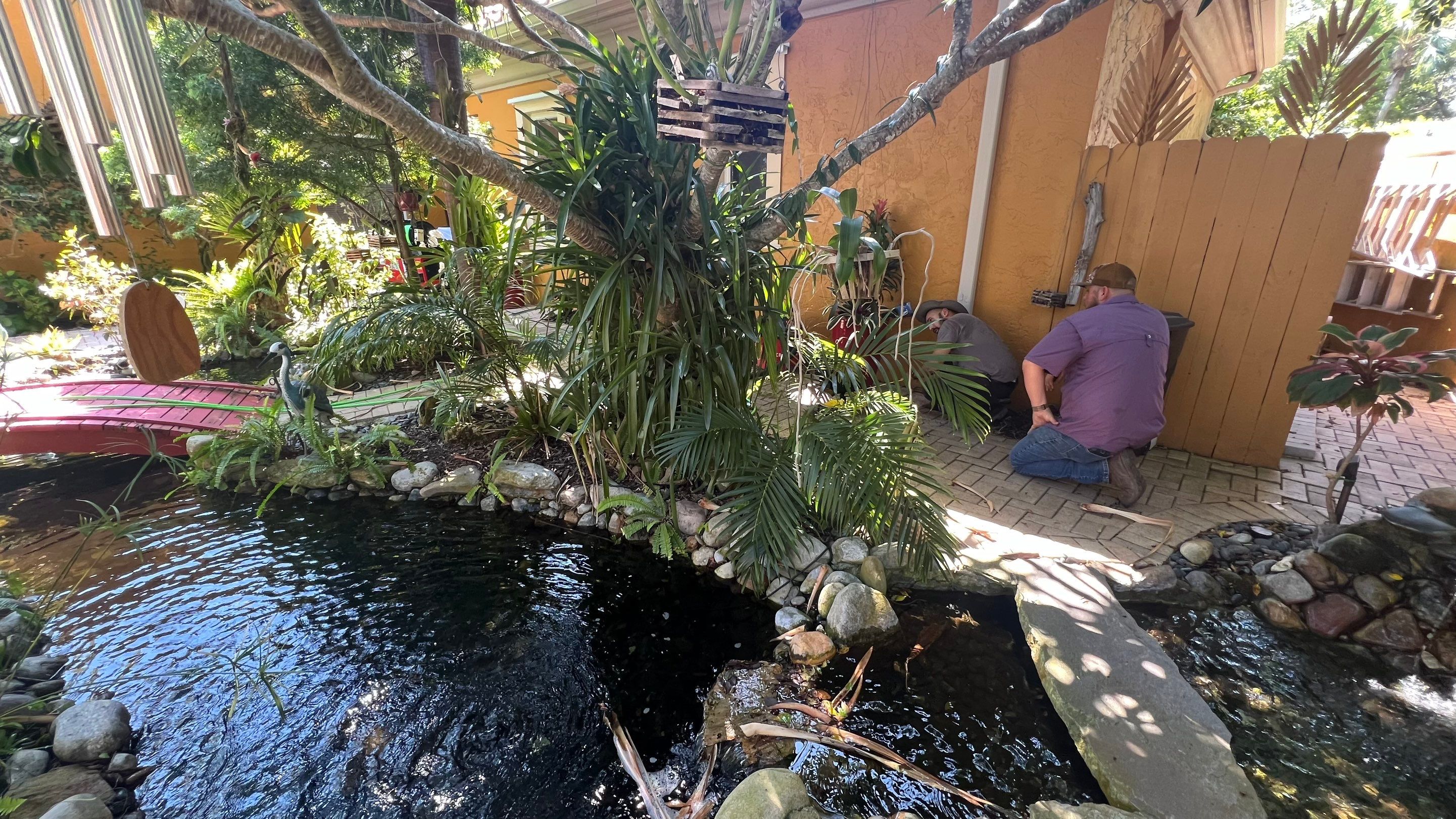 Residential Stormwater Gutter Drain System Maintenance by APS Power & Water