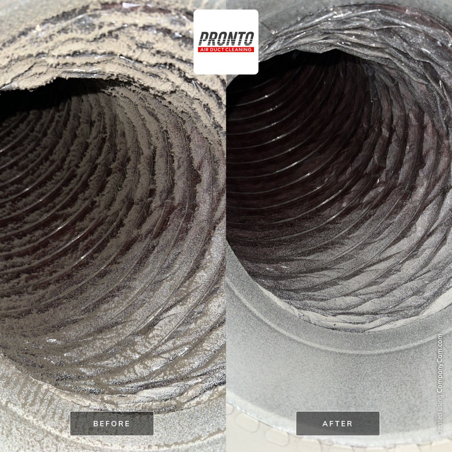 Air duct cleaning using Hypervac by Pronto Air Duct Cleaning