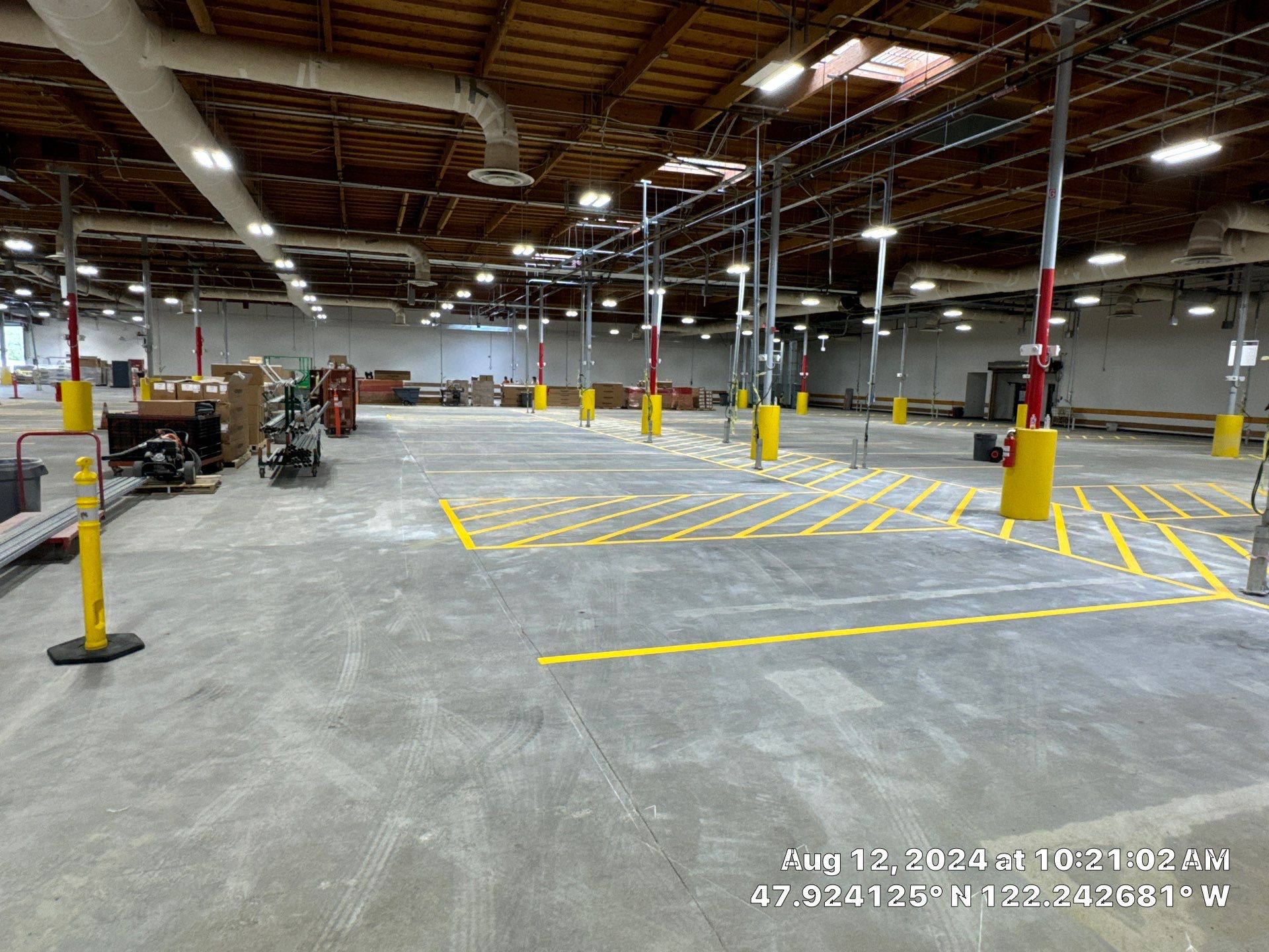 USPS Asphalt Patch Repair, Indoor Parking Lot Sandblast, Outdoor Parking Lot Sealcoating & Indoor/Outdoor Parking Lot Striping  by Jireh Asphalt & Concrete Inc 