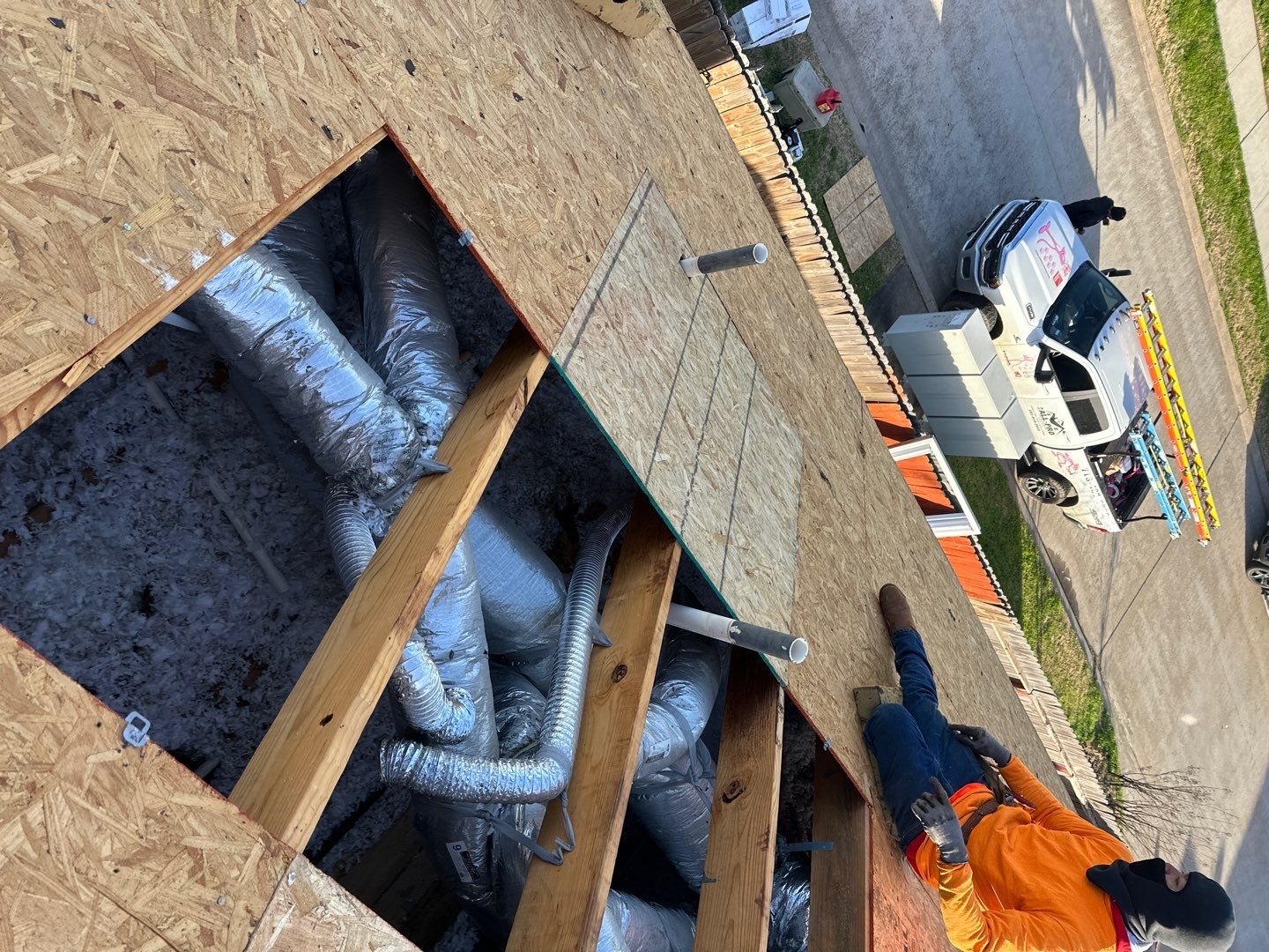 Residential Roofing Repair using Owen's Corning Duration (Lifetime) Shingles by Roof Repair Company