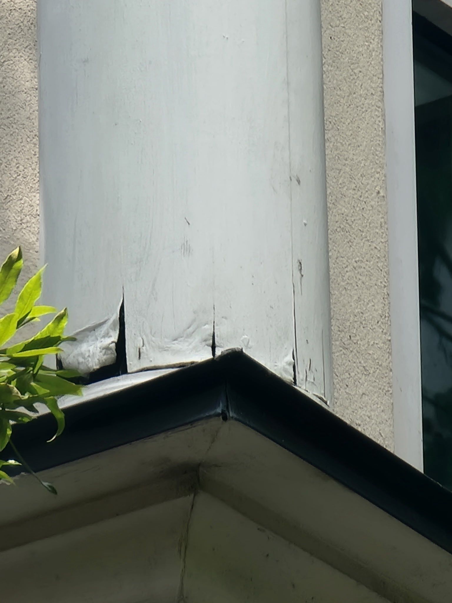 Architectural Column Restoration and Exterior Painting in Oxford by PGP Surface Solutions, LLC