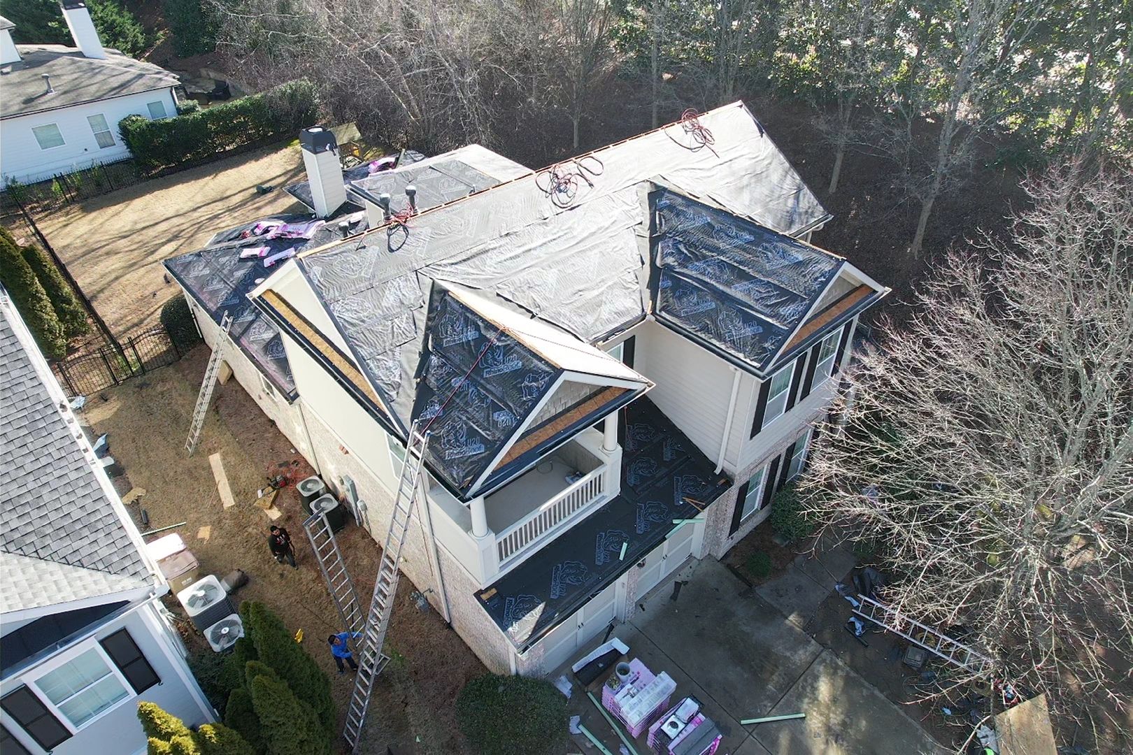 Residential Roofing Installation using Owens Corning by Inspector Roofing and Restoration