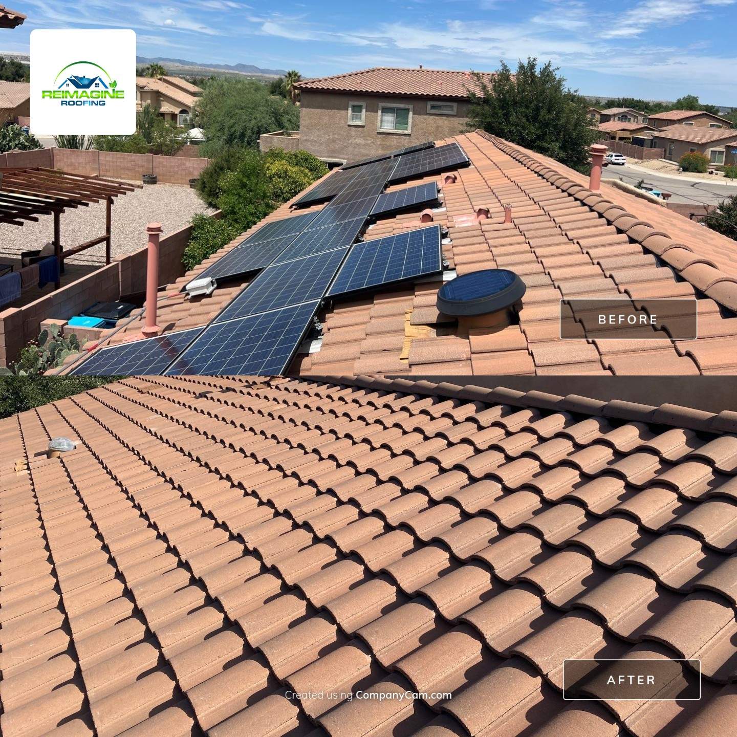 Terracota Concrete Tile by Reimagine Roofing