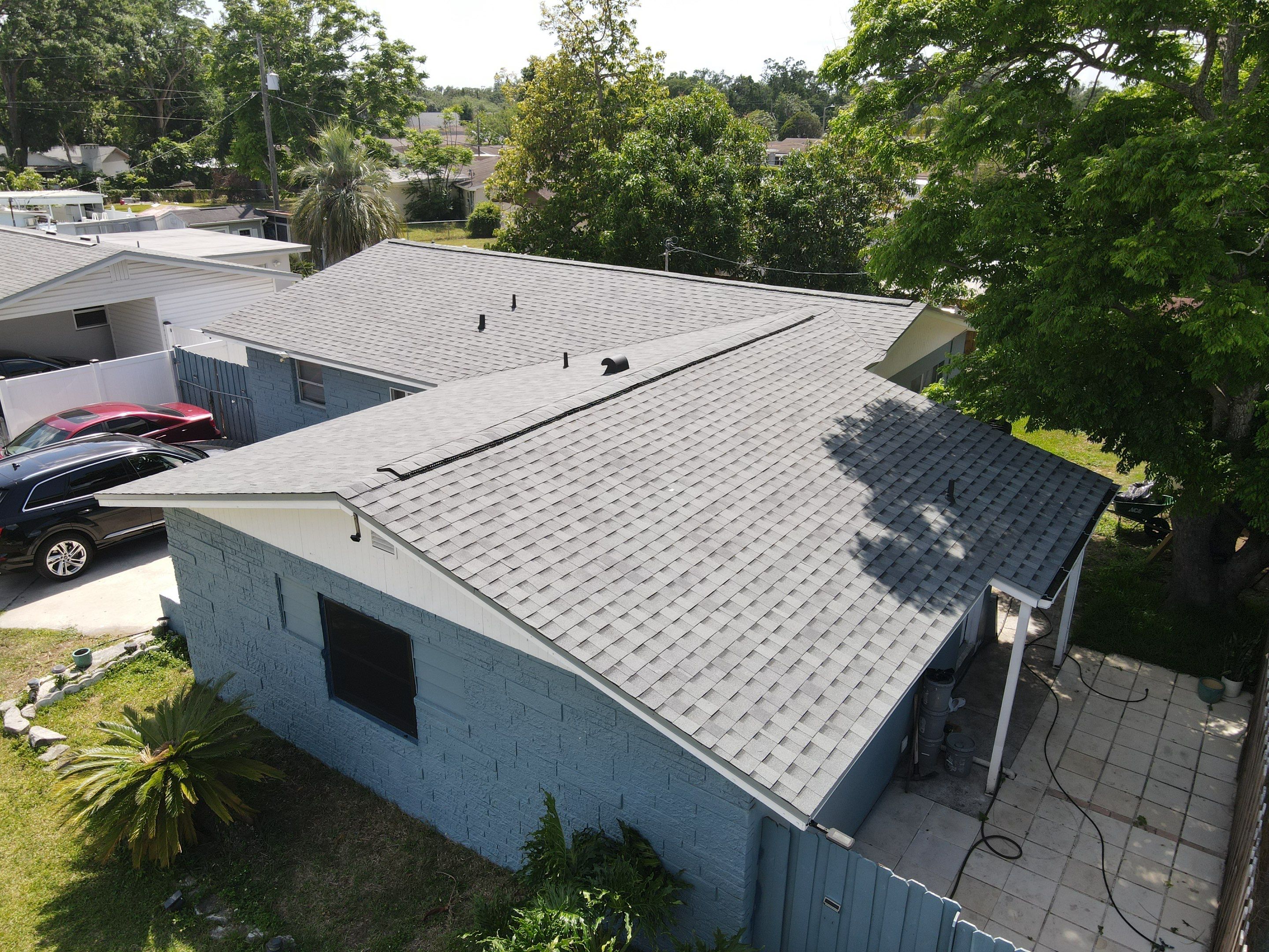 Roof replacement in Brandon, FL. by Steadfast Roofing 