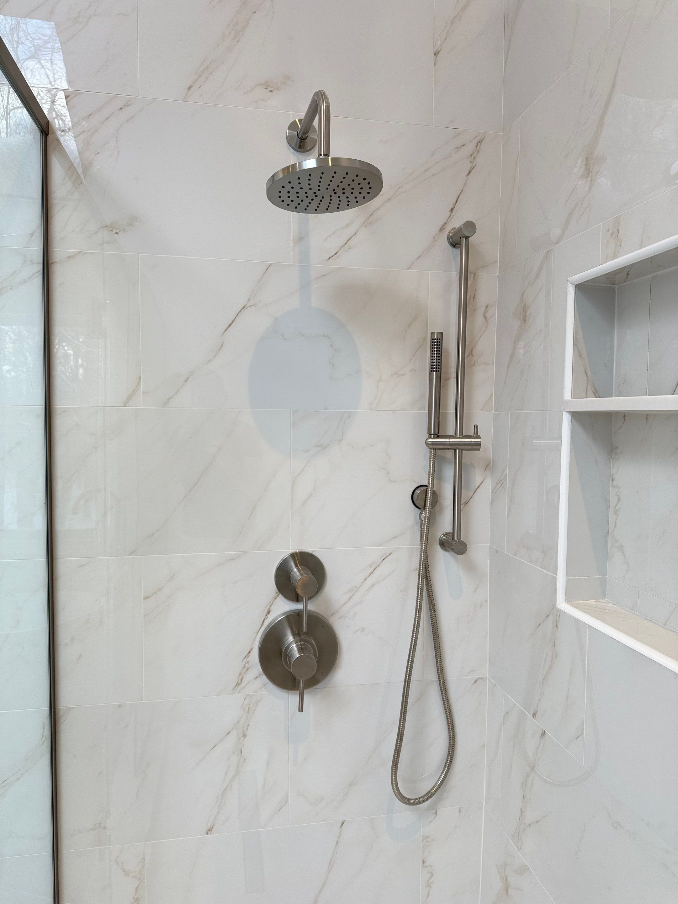 Bathroom Remodel using Tile by Home Concepts Construction