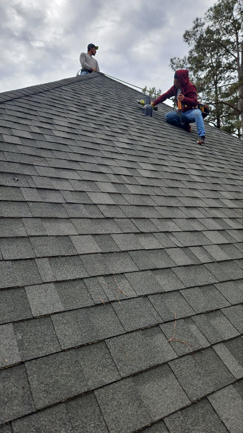 Roof Repair with PermaBoots, Gutter Installation, Cleaning, using 6" Seamless Gutters and Leaf Filter Guards by Indigo State Roofing