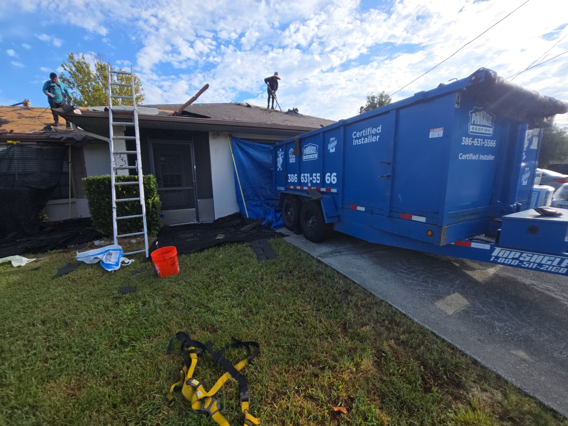 Deltona Roof Replacement Featuring Atlas Pinnacle Sun in Cool Coral Canyon by Pinnacle Roofing Group