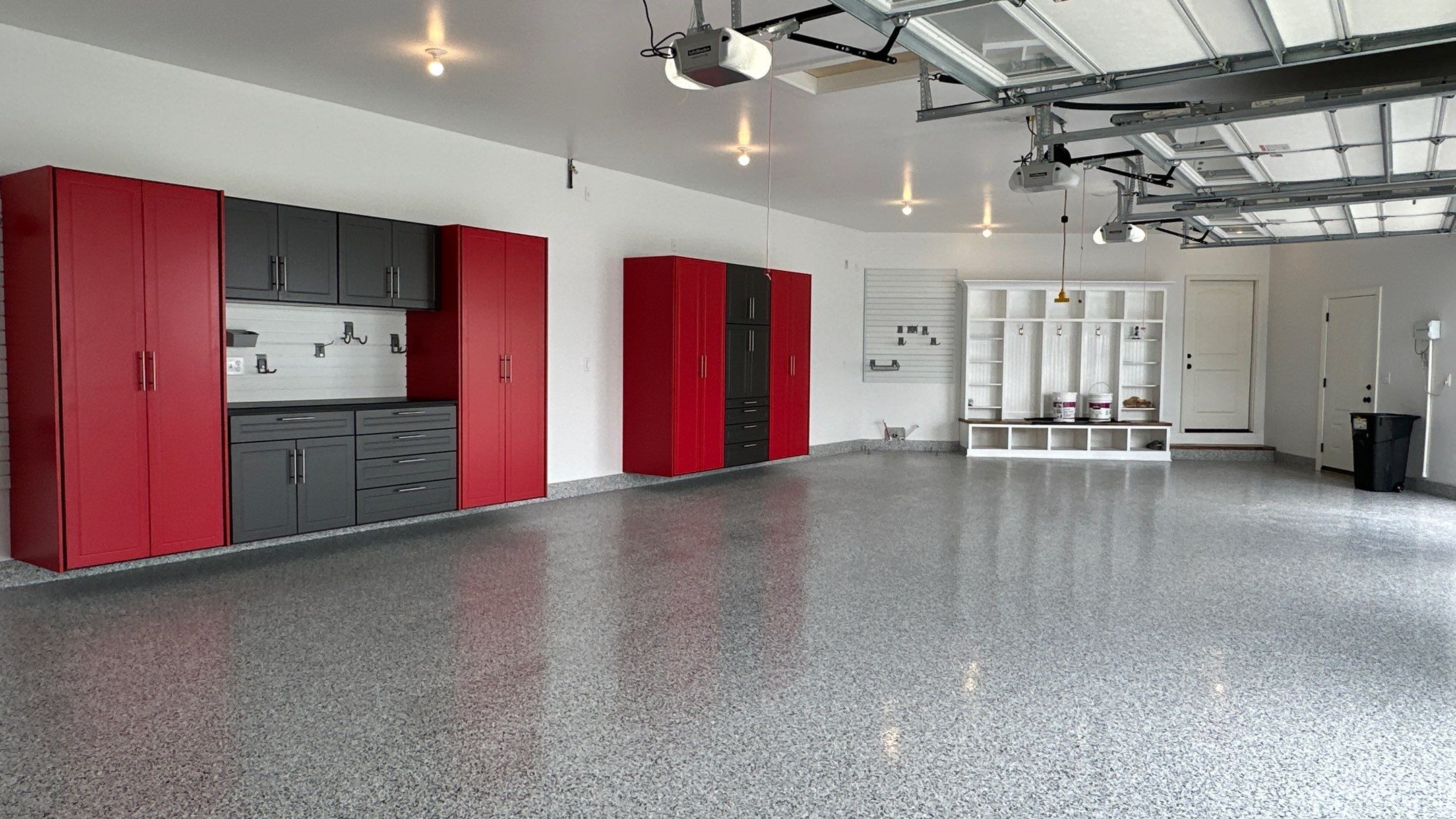 Louis P. transformed their garage into the garage of their dreams by Banner Garage