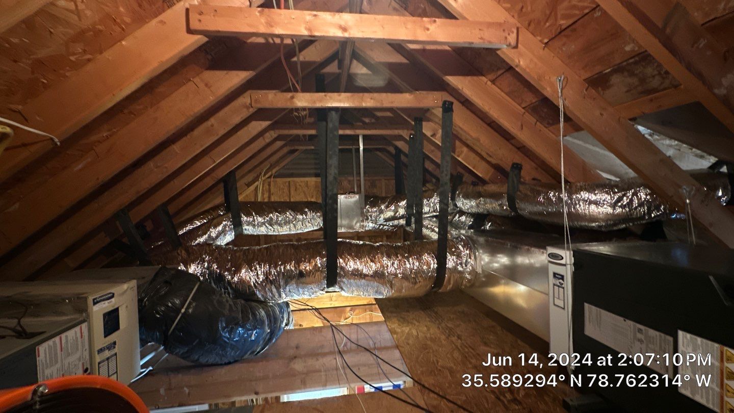 2 Trane XV20i Split System Install by Nick's Mechanical LLC.