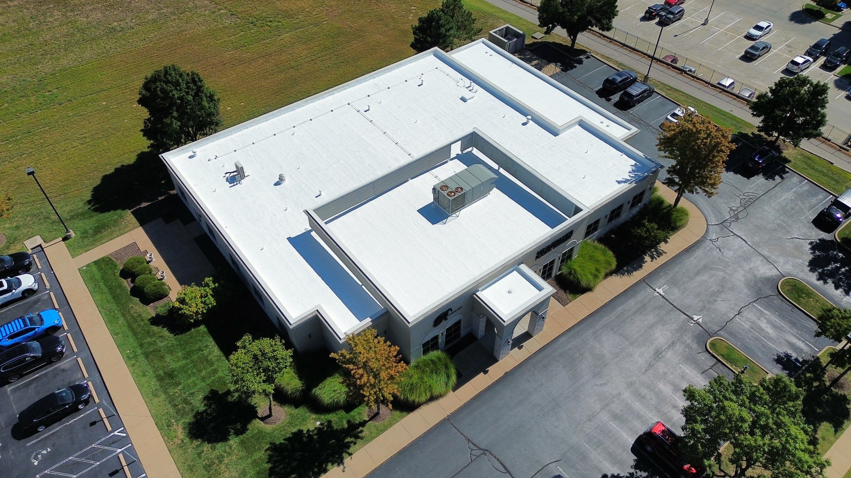 Commercial Roofing Install - SPF Foam & Coatings Restoration & EPDM System - Color White  by Titan Commercial & Residential Roofing 