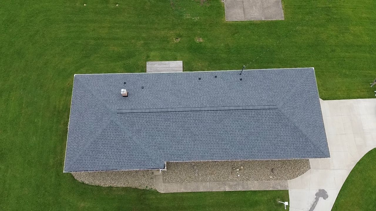 Atlas Pinnacle, Color, Pewter, Drip Edge, Color, Black by Eagle Eye Roofing