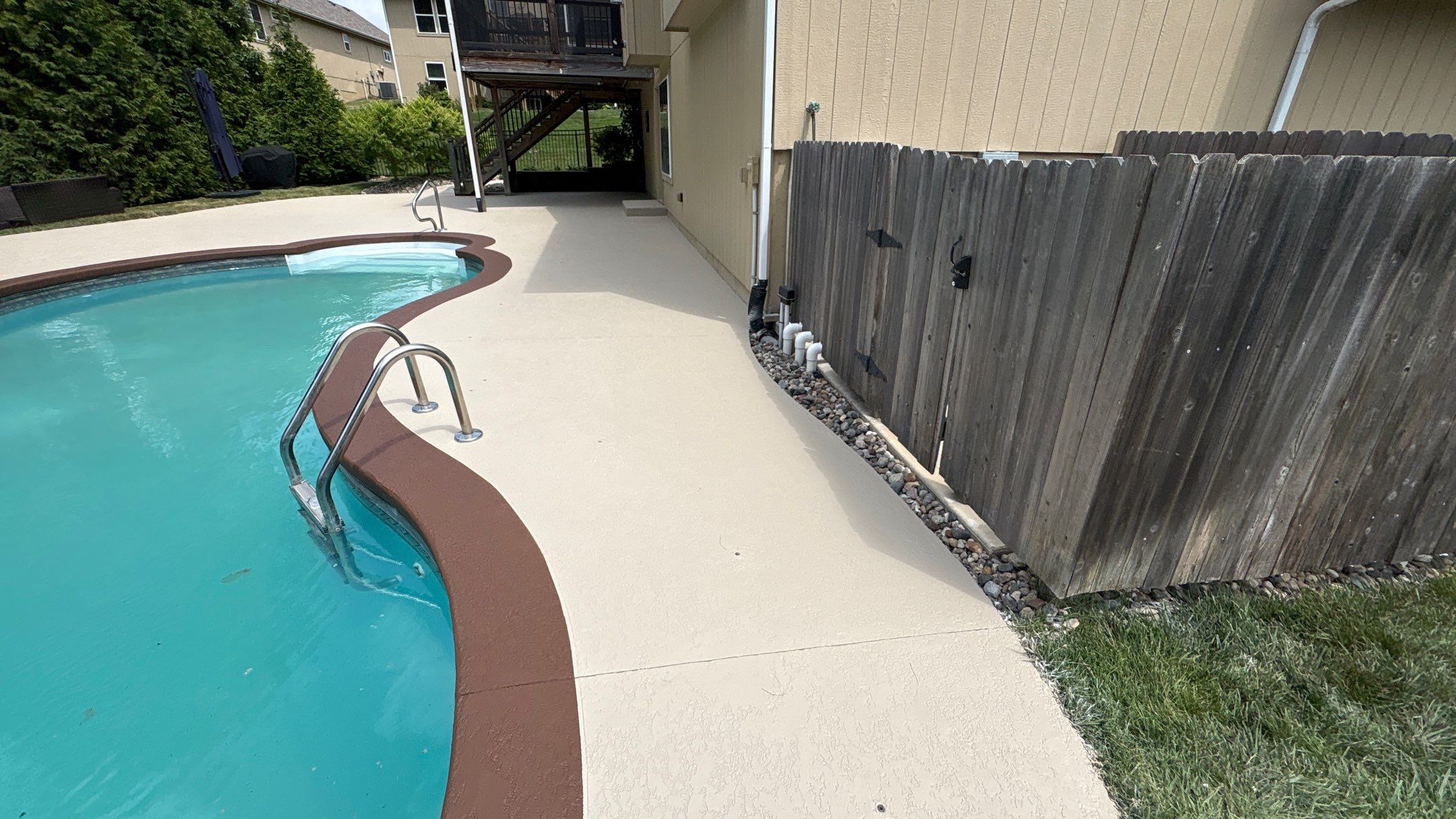 Pool Deck Refresh- Kansas City, MO by Big Red Decorative Concrete, LLC