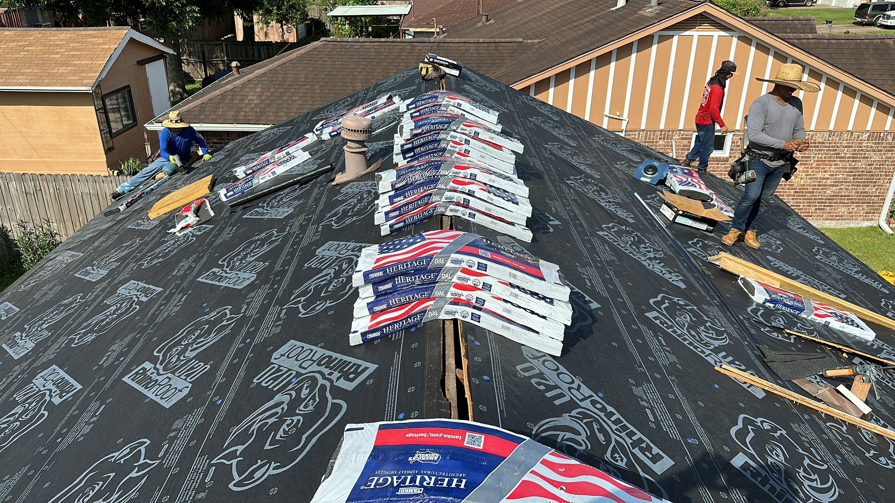 Gray Architectural Shingle Roof, Felt to Finish — North Houston, TX by PL Roofing & SB Roofing, LLC.