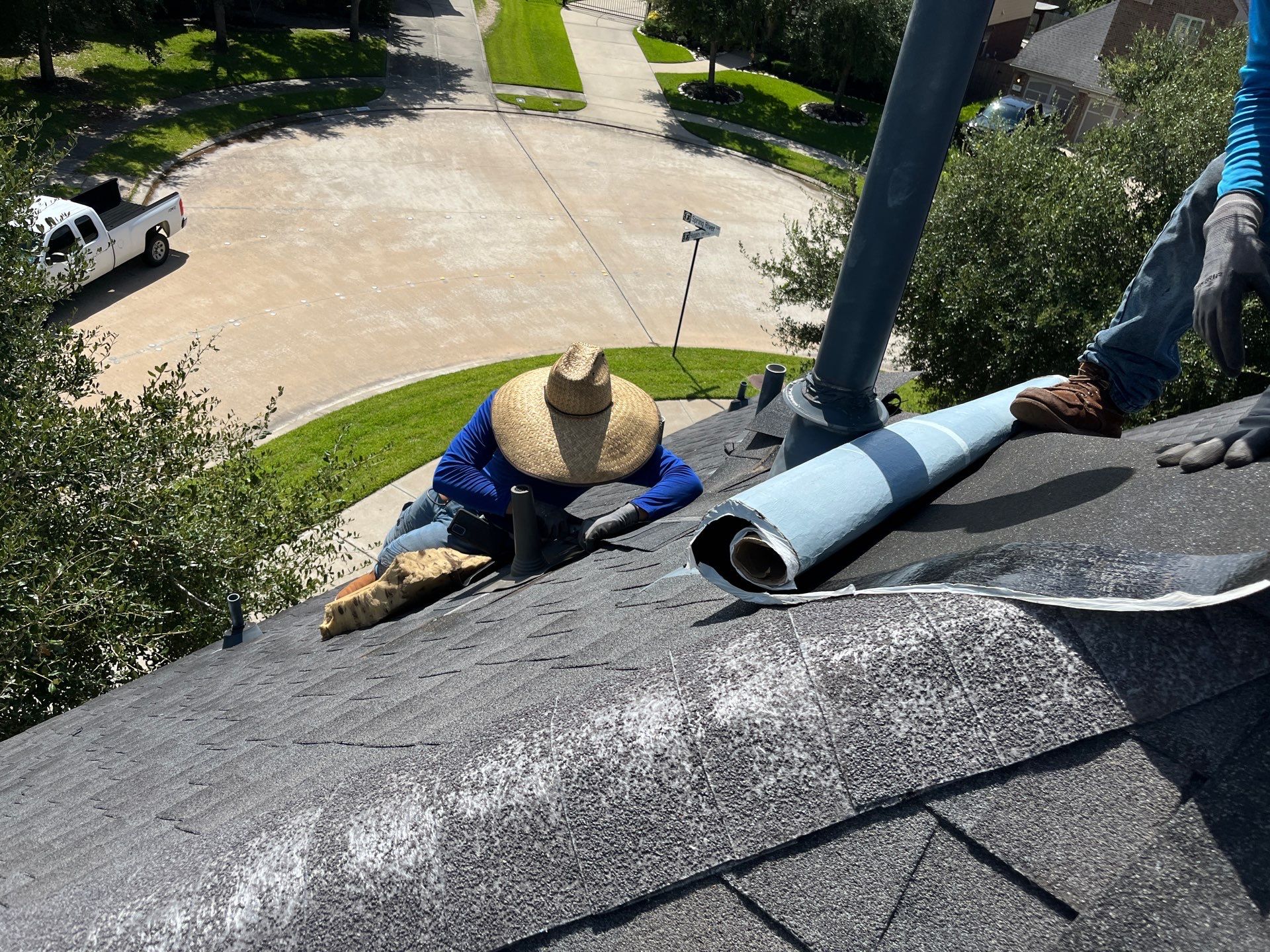 Hail Damage using Owen's Corning Duration (Lifetime) Shingles by Roof Repair Company