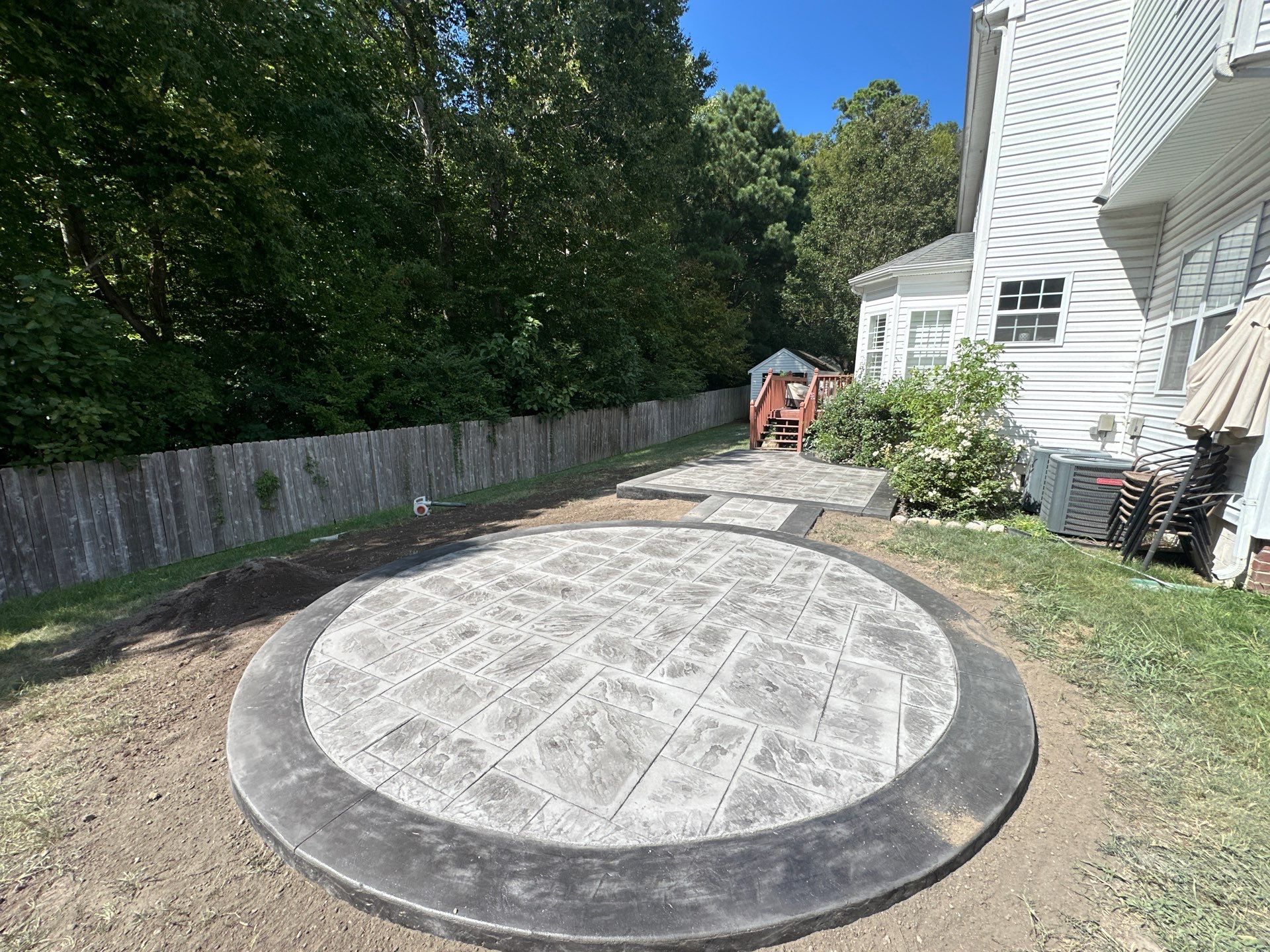 Project in Virginia Beach by Sam The Concrete Man Virginia Beach