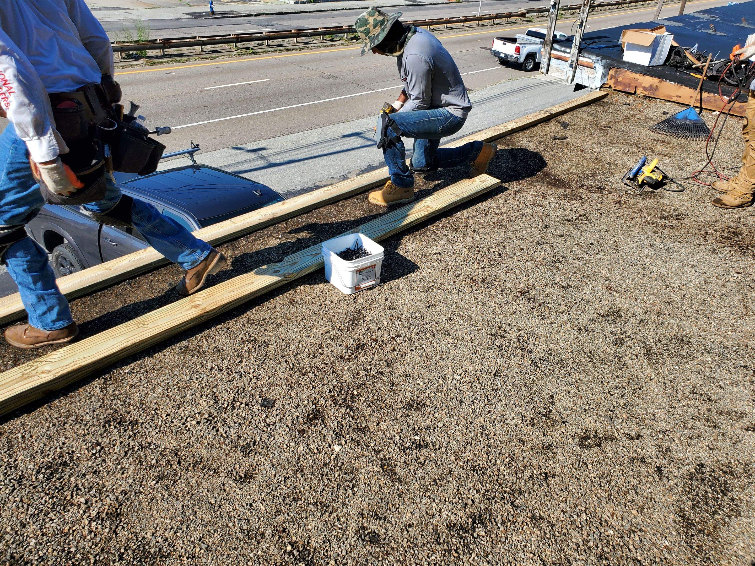 Commercial Roofing Installation using GAF Roofing by UBrothers Construction