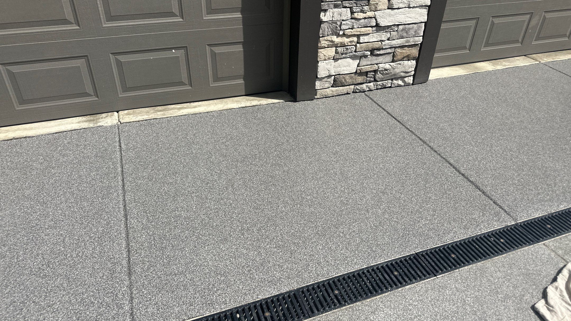 Garage Transformation using Greystone 1/8" by Croc Coatings, LLC