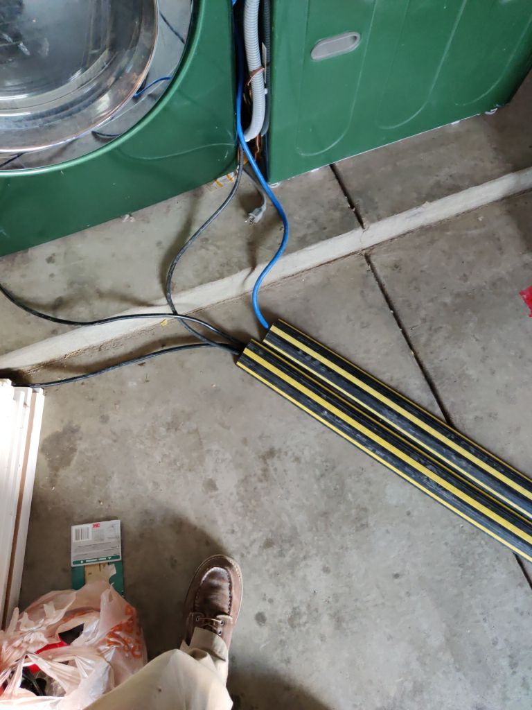 Water Damage in Garage by Accountable Home Services