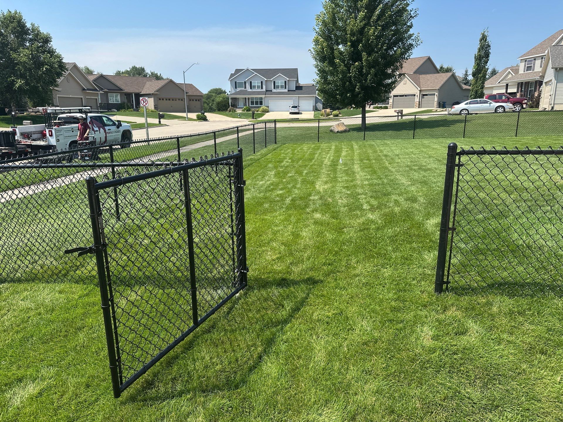 Project in Cedar Falls by Perfect Picket Fence and Stain