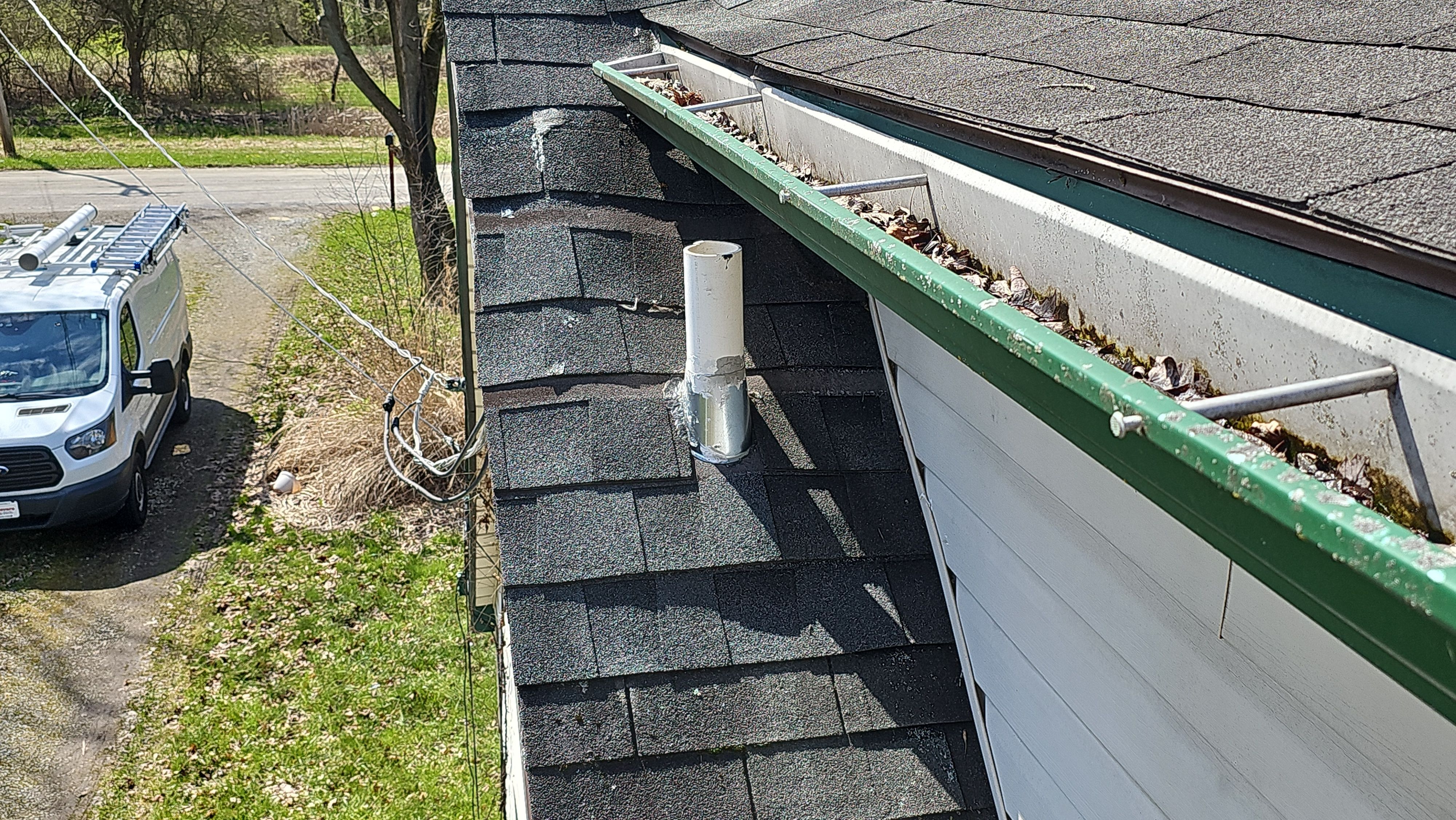 Atlas Pinnacle, Color, Coastal Granite, Drip Edge, Color, Black by Eagle Eye Roofing