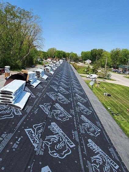 Commercial Roofing Installation using IKO DYNASTY - Granite Black by JNR Roofing LLC