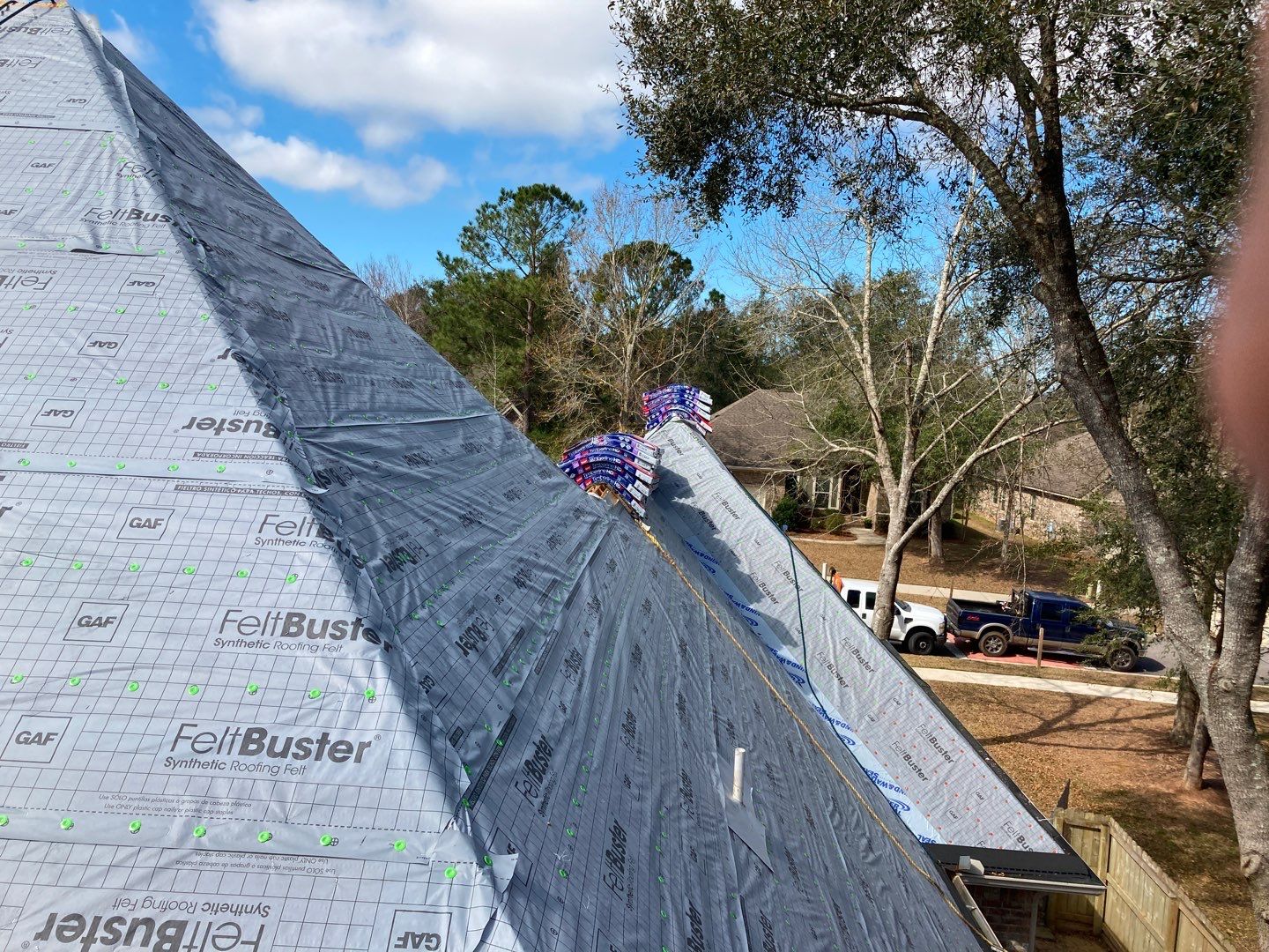 Residential Roofing Installation using Roof Replacement by American Roofing & Construction LLC