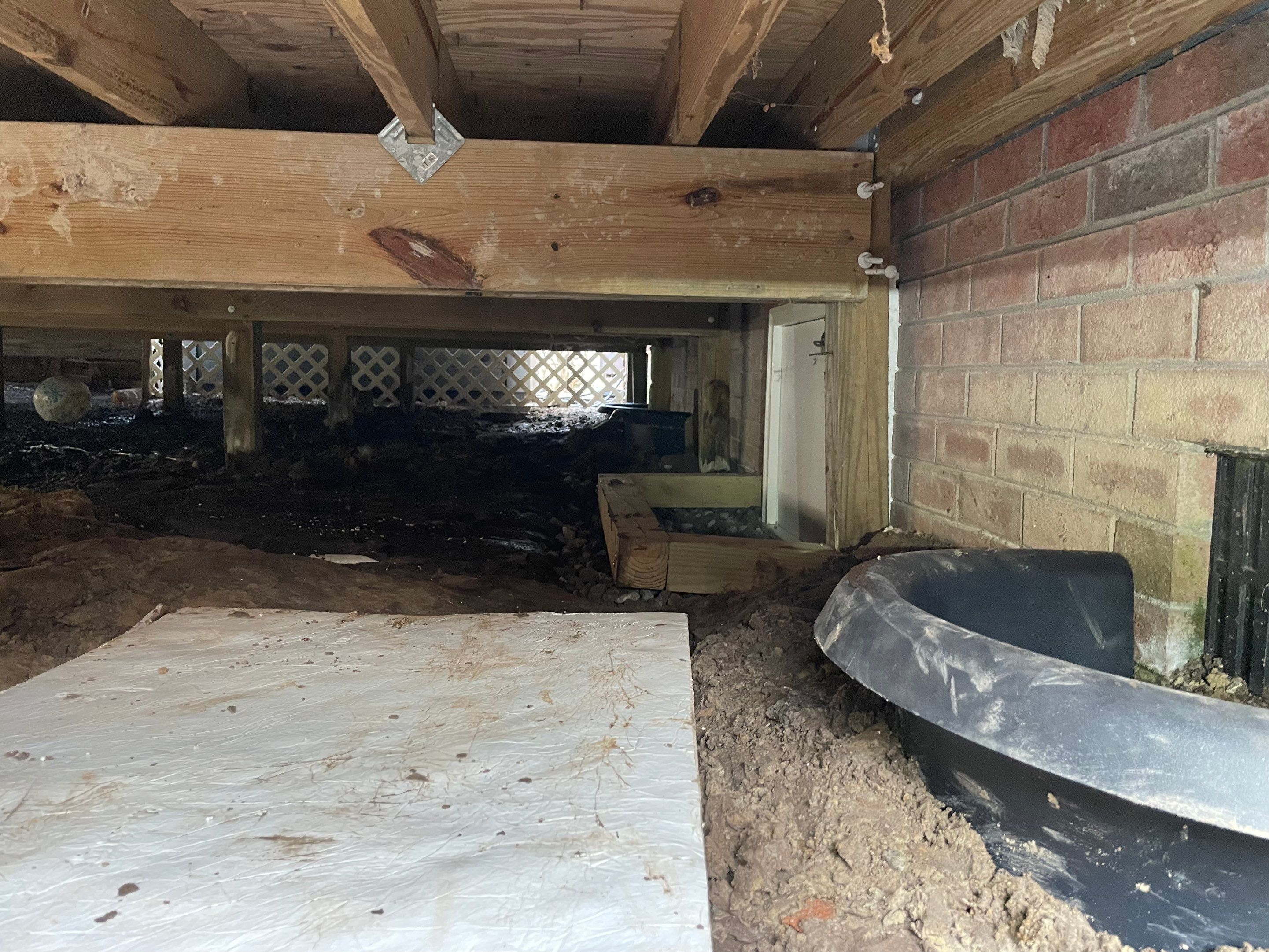 Impact Choice Encapsulation with French Drain and Crawlspace Doors by Impact Crawlspace