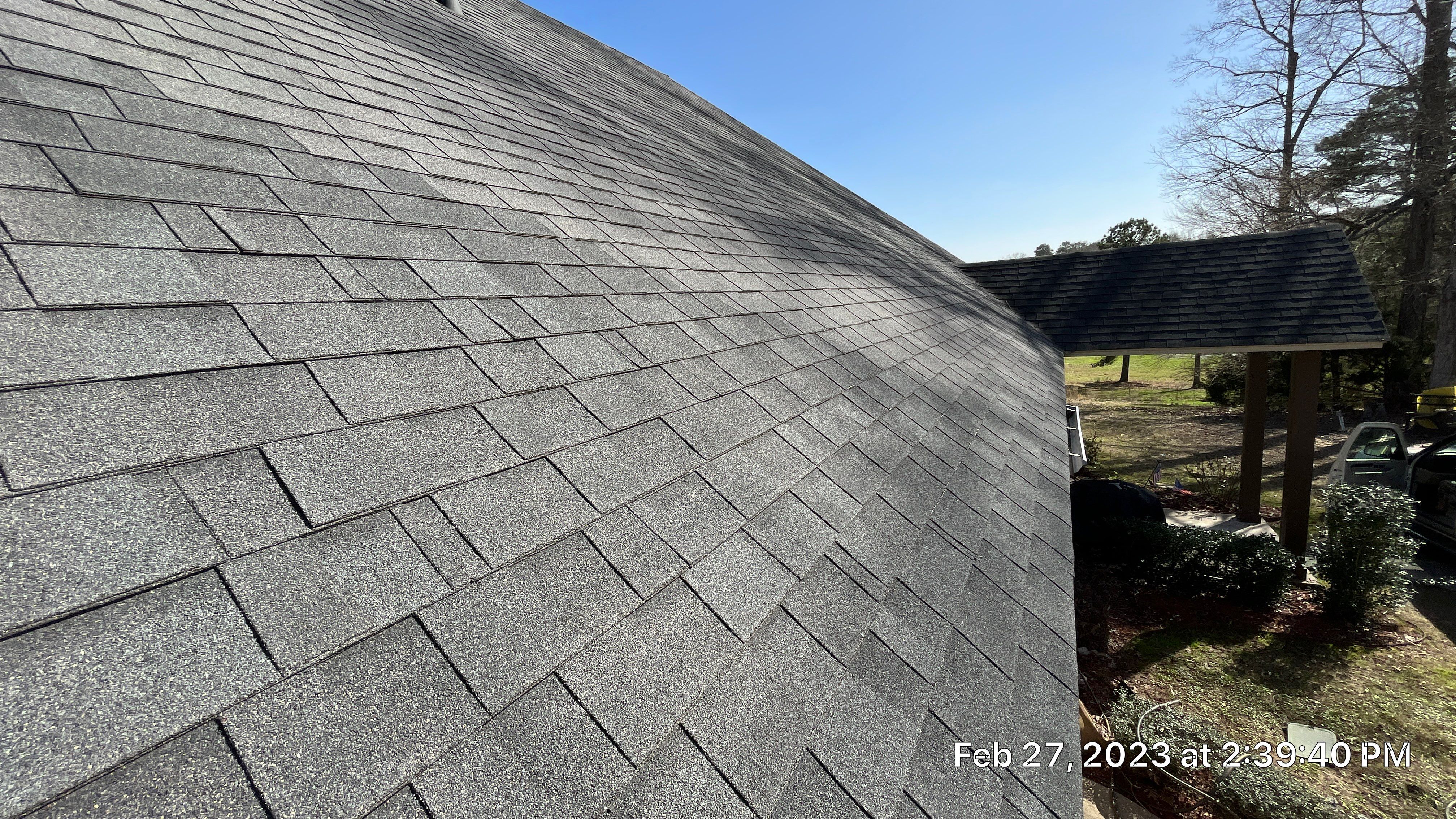 Residential Roofing Installation using Malarkey Architectural Vista Shingles by Hostetler Roofing
