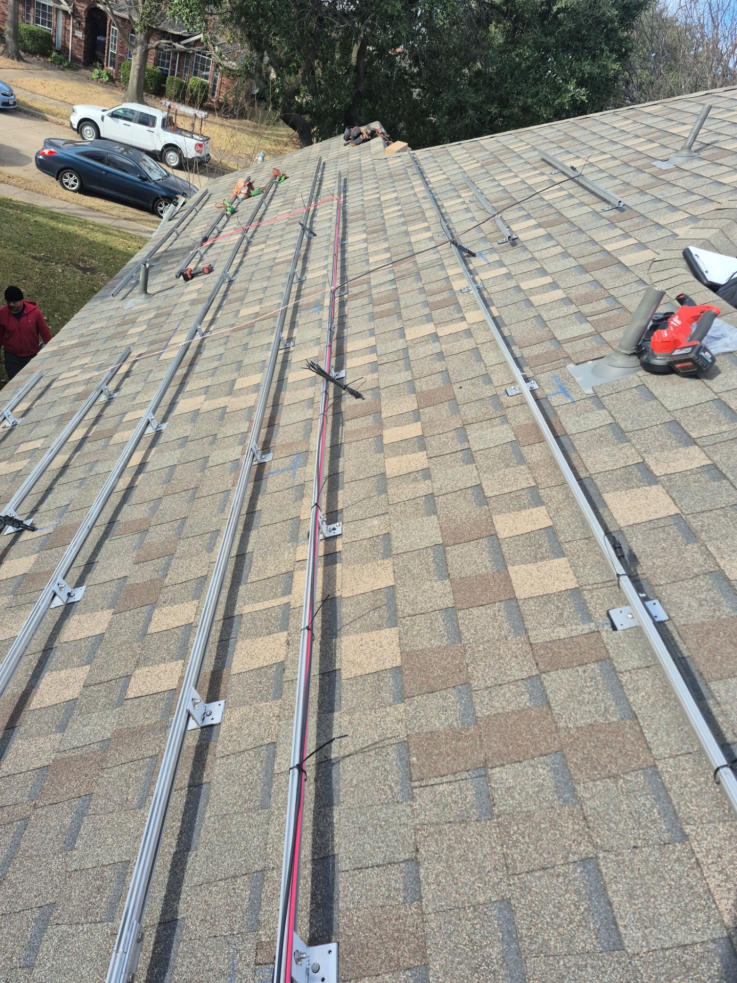 Tesla Install in Allen TX by Trojan Solar