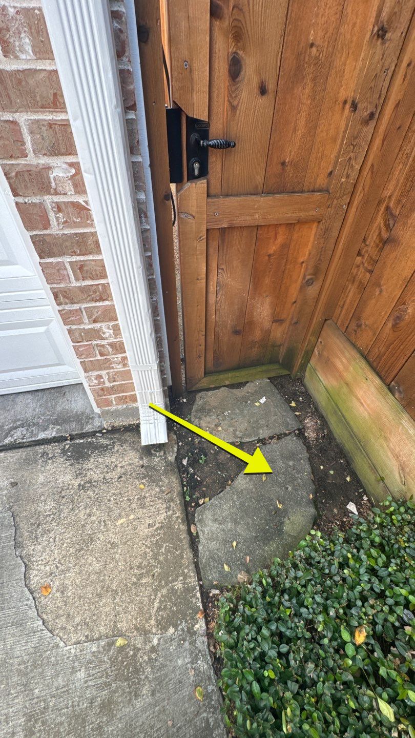 Driveway Concrete Replacement & French Drainage System by Texas Urban Elements