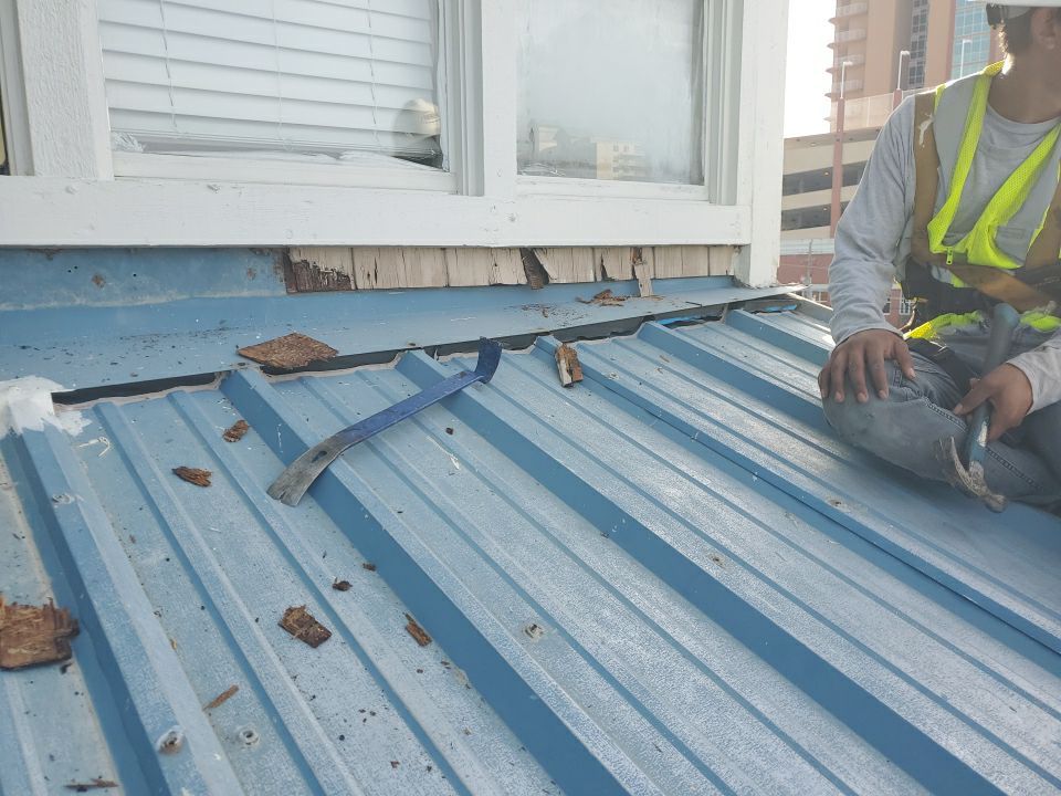 Commercial Roofing Installation using Metal roofing by American Roofing & Construction LLC