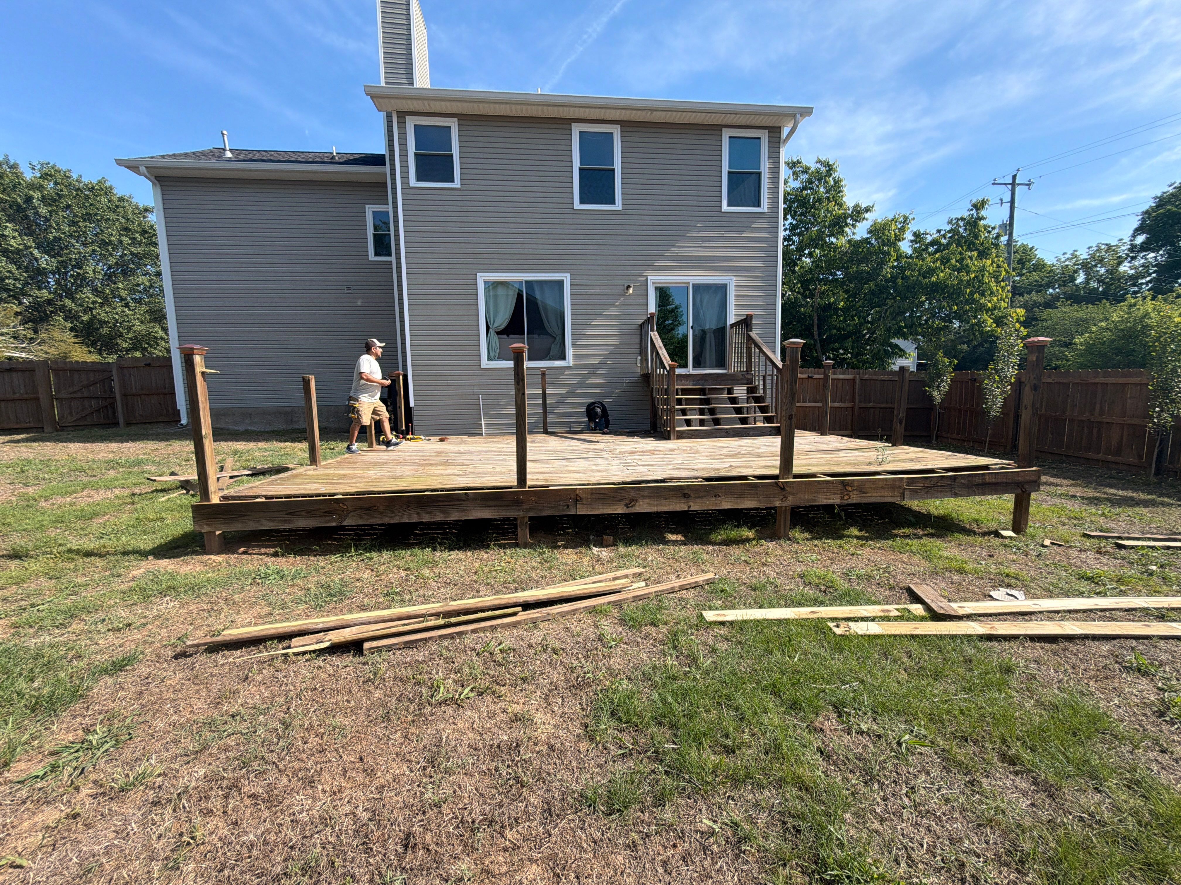 Deck Build in Hermitage by Music City Improvements