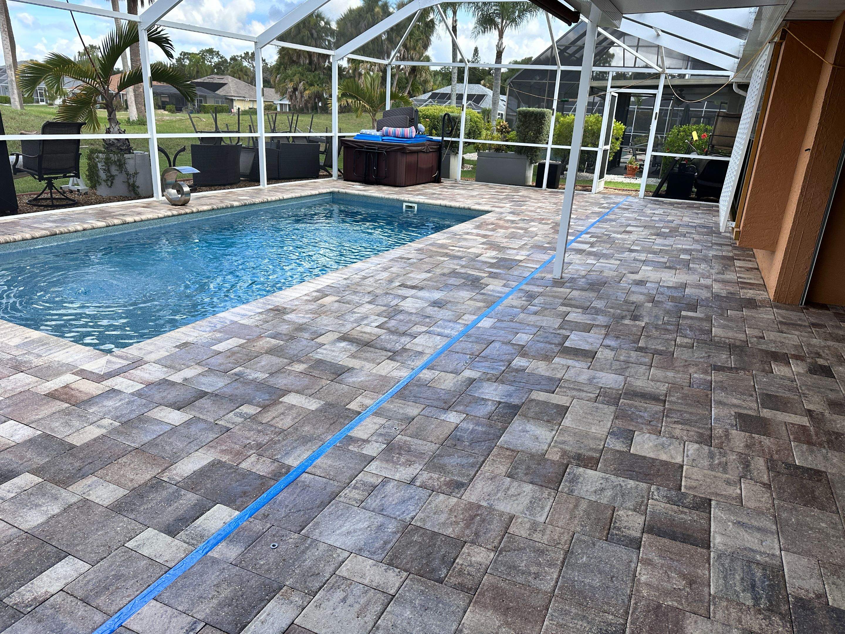 Sun City Center Paver Sealing for Pool Deck and Driveway by Supreme Paver Experts